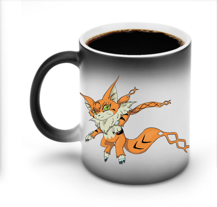 （画像用） Digimon デジタルモンスター/デジモン 温度変色マグカップ