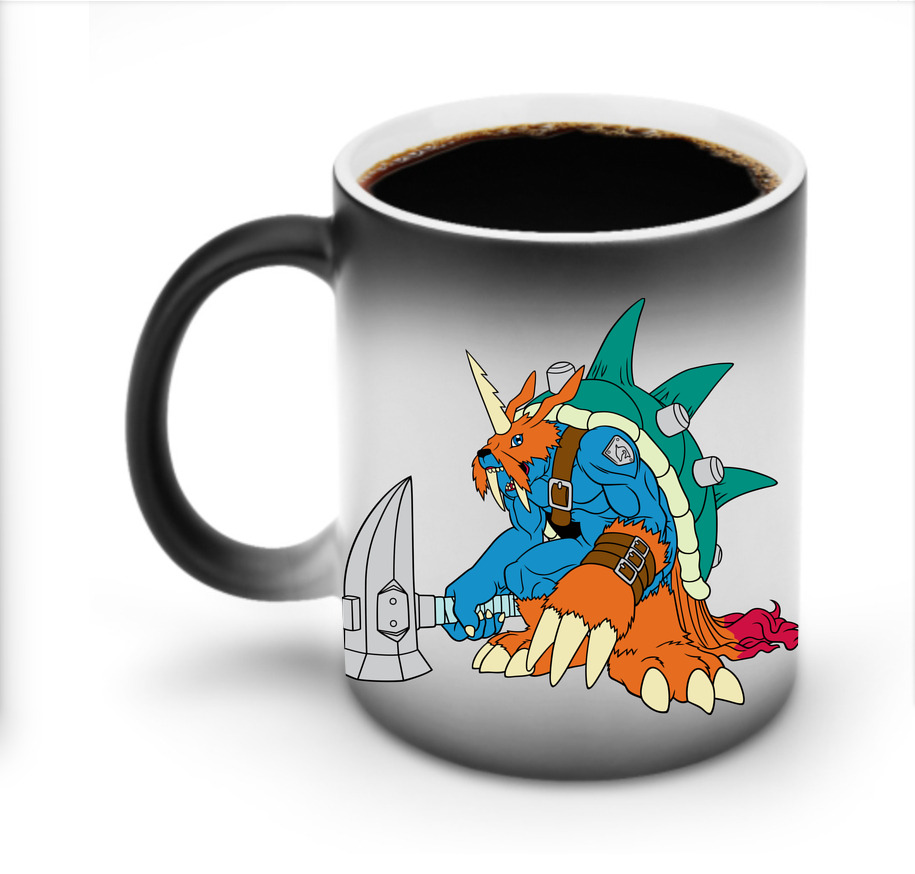 （画像用） Digimon デジタルモンスター/デジモン 温度変色マグカップ