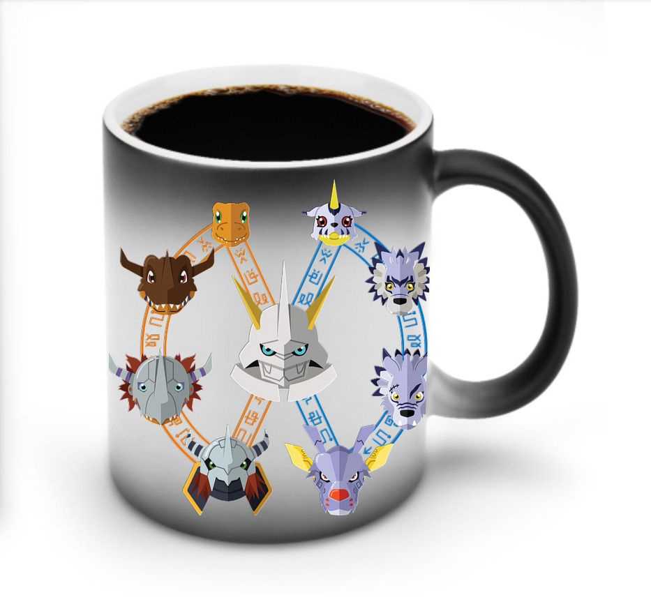 （画像用） Digimon デジタルモンスター/デジモン 温度変色マグカップ