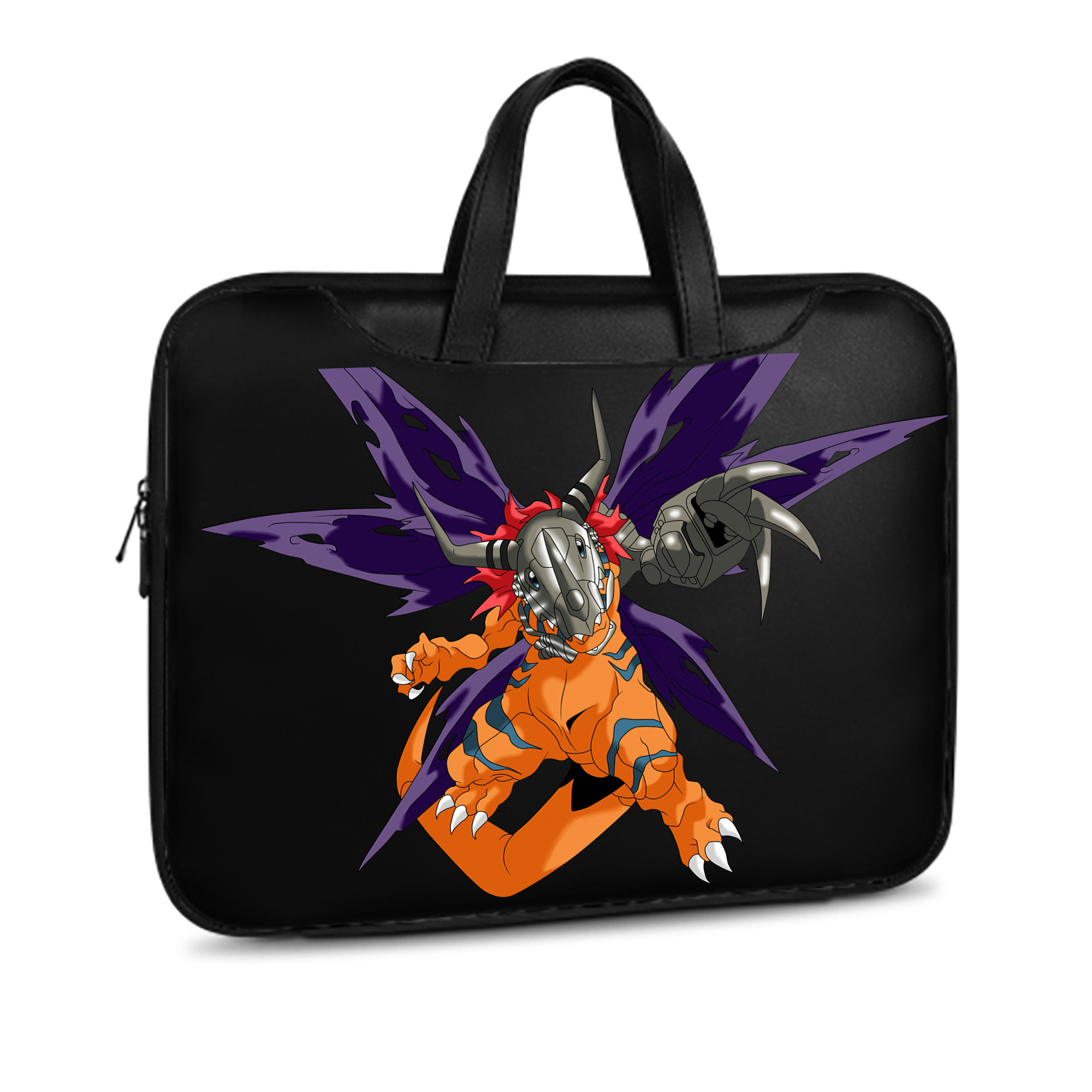 （画像用） Digimon デジタルモンスター/デジモン レザーラップトップバッグ　ノートパソコンケース