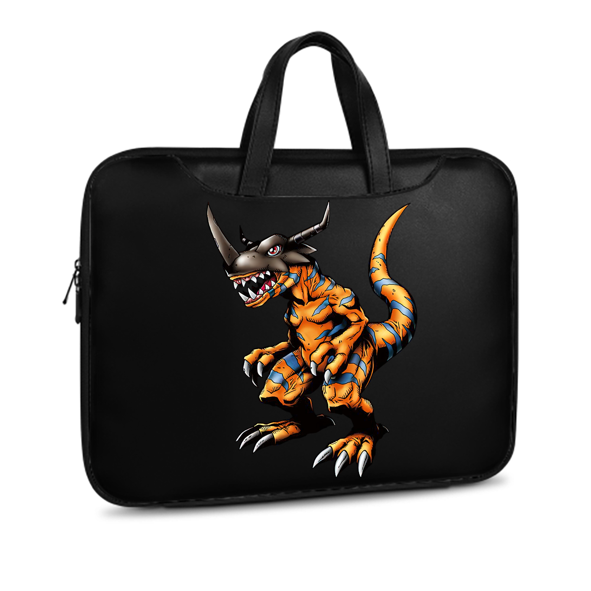 （画像用） Digimon デジタルモンスター/デジモン レザーラップトップバッグ　ノートパソコンケース