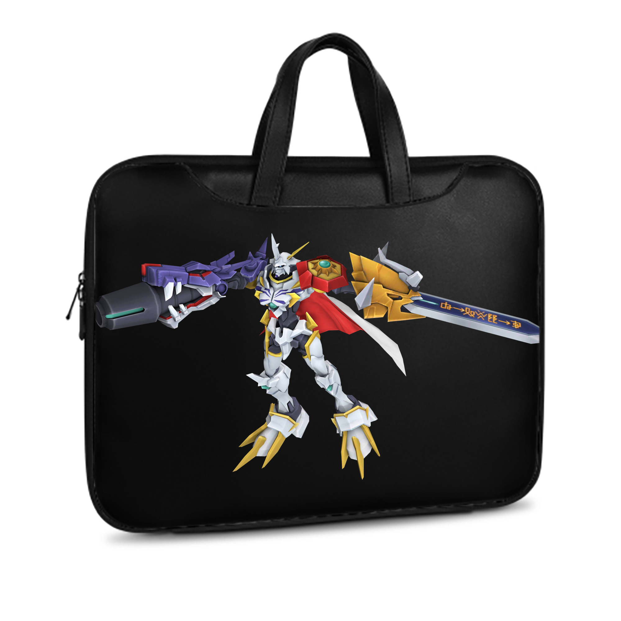 （画像用） Digimon デジタルモンスター/デジモン レザーラップトップバッグ　ノートパソコンケース