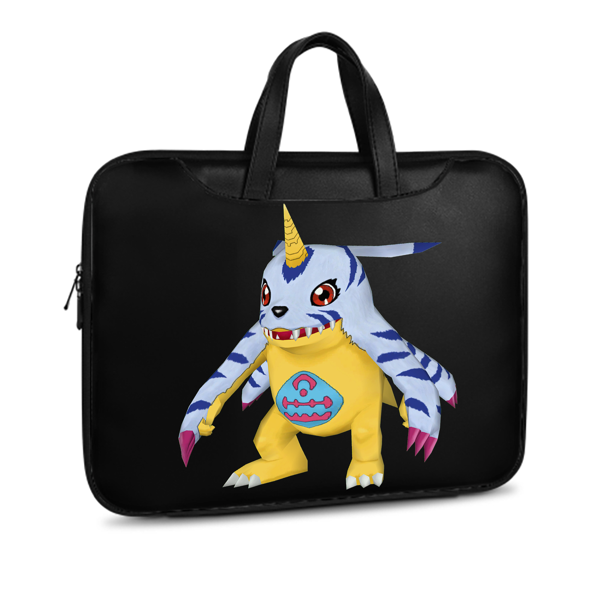 （画像用） Digimon デジタルモンスター/デジモン レザーラップトップバッグ　ノートパソコンケース