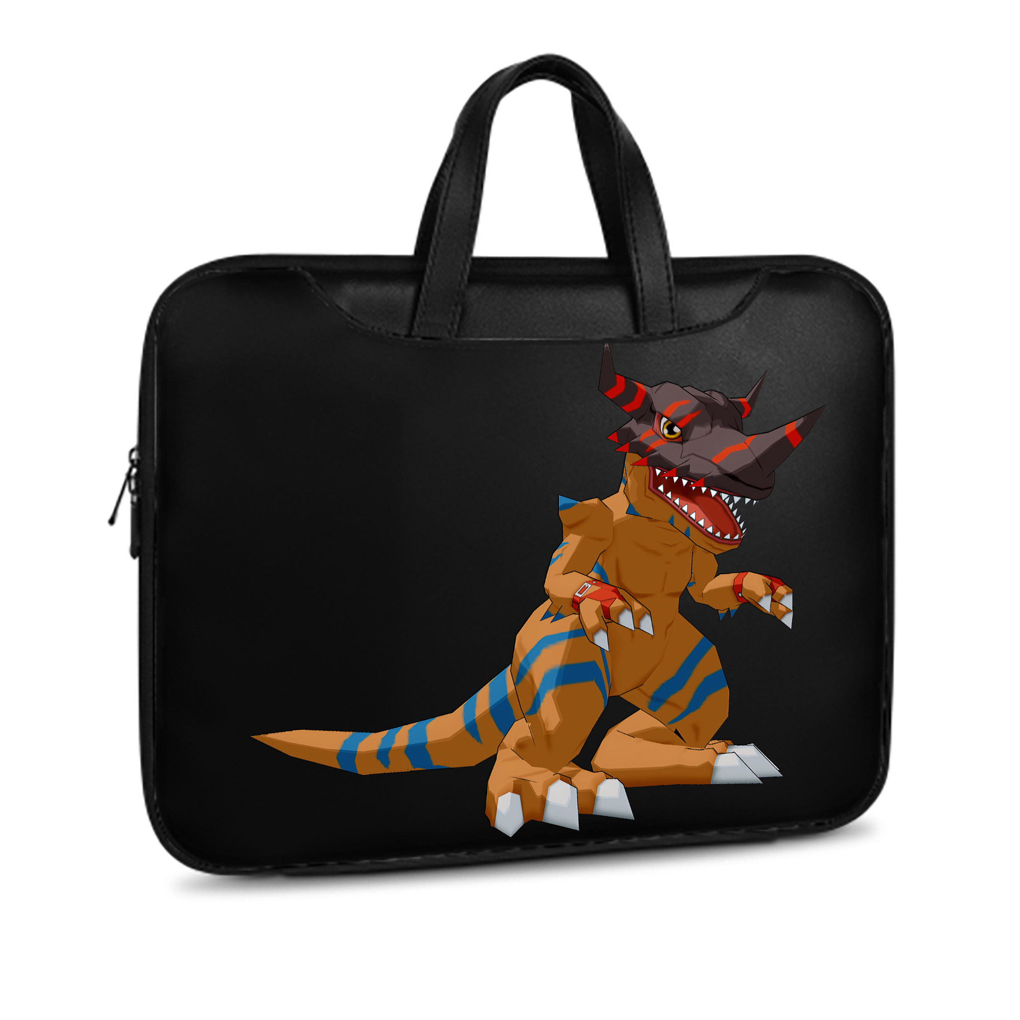 （画像用） Digimon デジタルモンスター/デジモン レザーラップトップバッグ　ノートパソコンケース