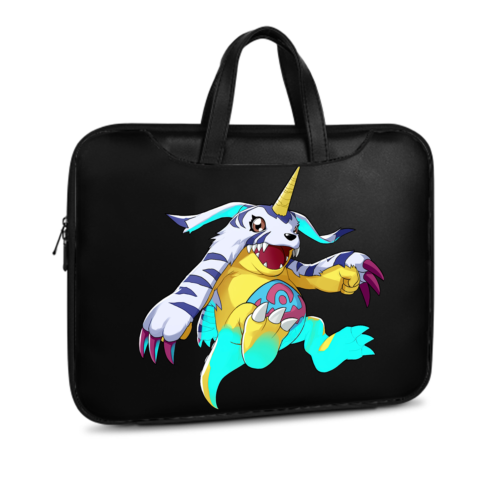 （画像用） Digimon デジタルモンスター/デジモン レザーラップトップバッグ　ノートパソコンケース