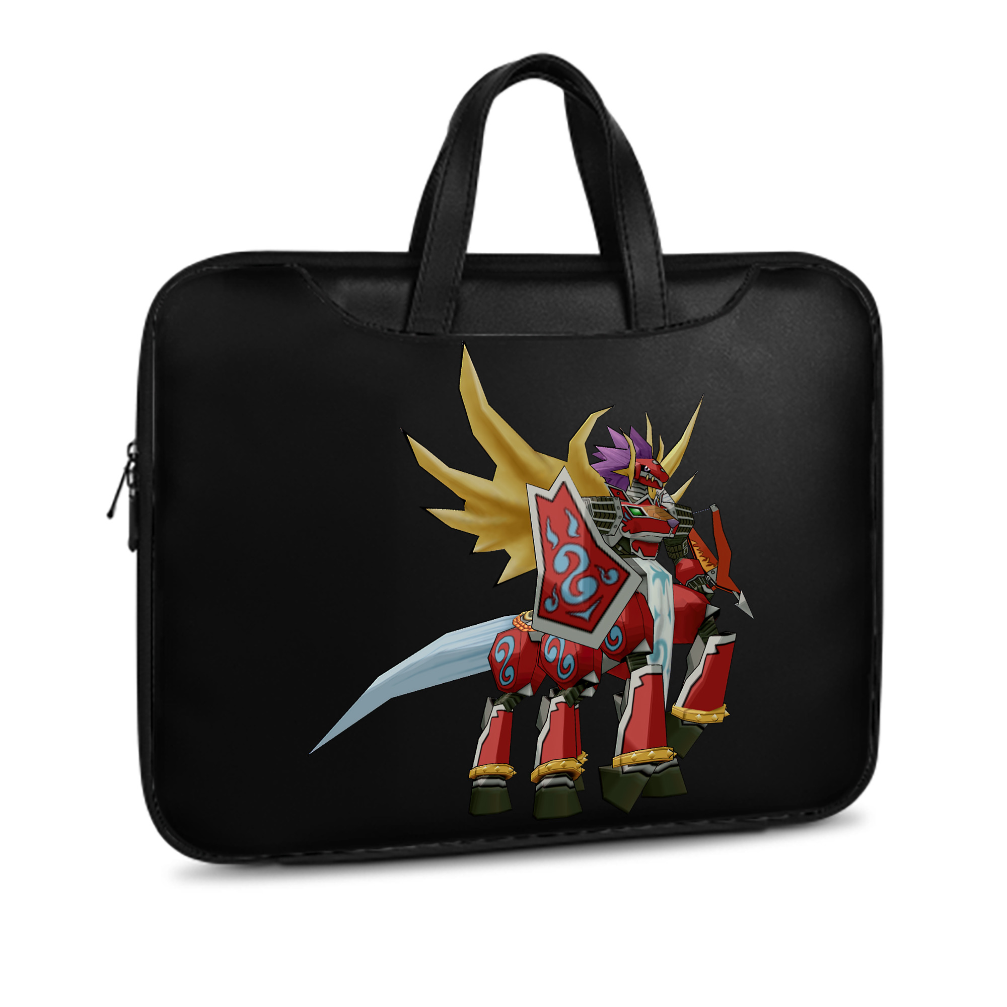（画像用） Digimon デジタルモンスター/デジモン レザーラップトップバッグ　ノートパソコンケース