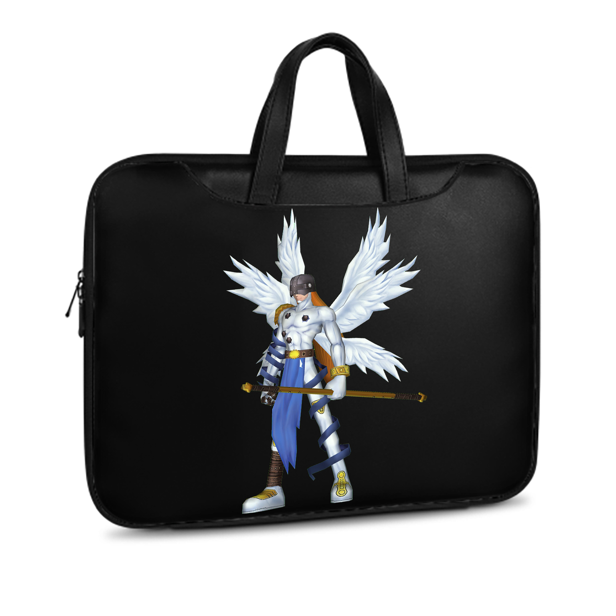 （画像用） Digimon デジタルモンスター/デジモン レザーラップトップバッグ　ノートパソコンケース
