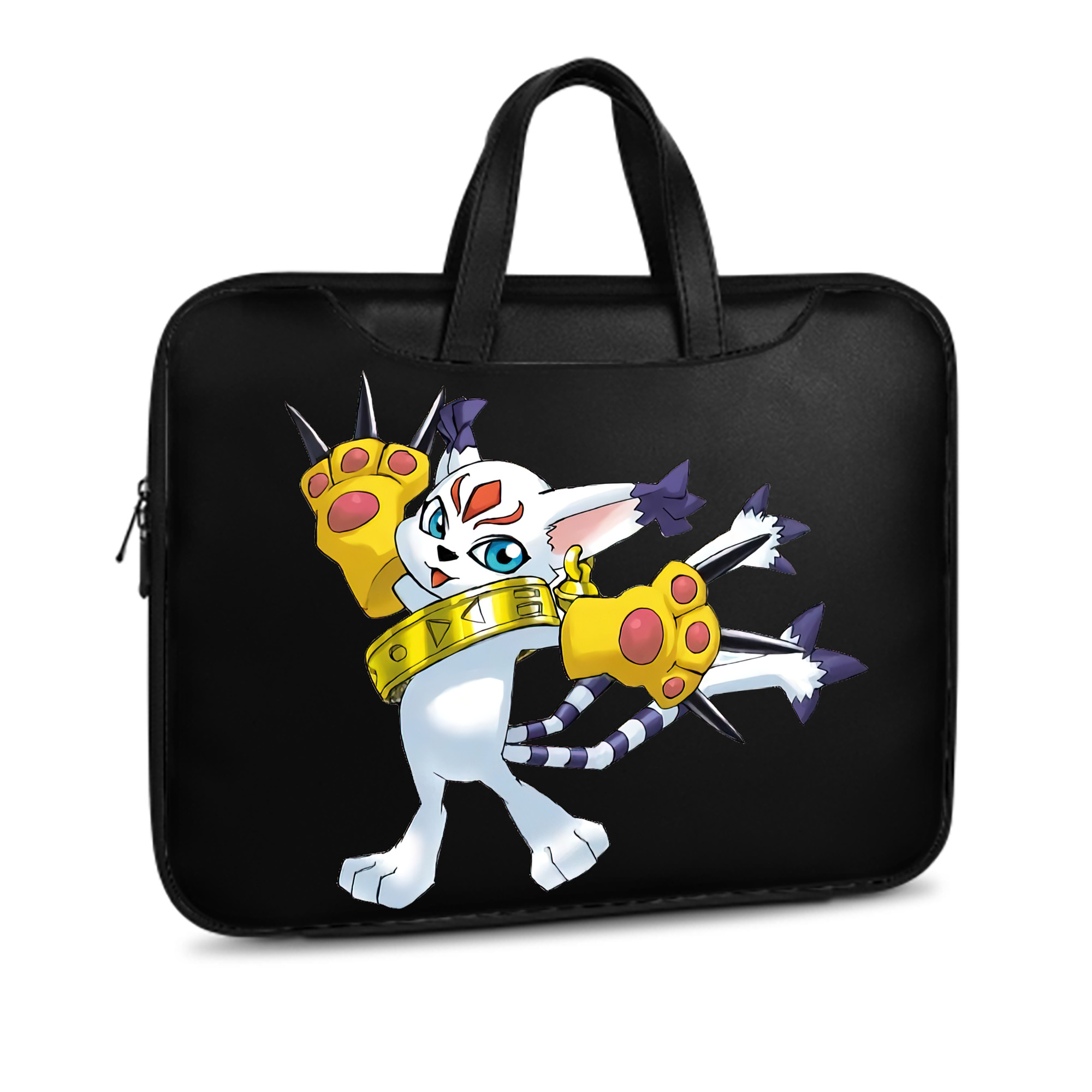 （画像用） Digimon デジタルモンスター/デジモン レザーラップトップバッグ　ノートパソコンケース
