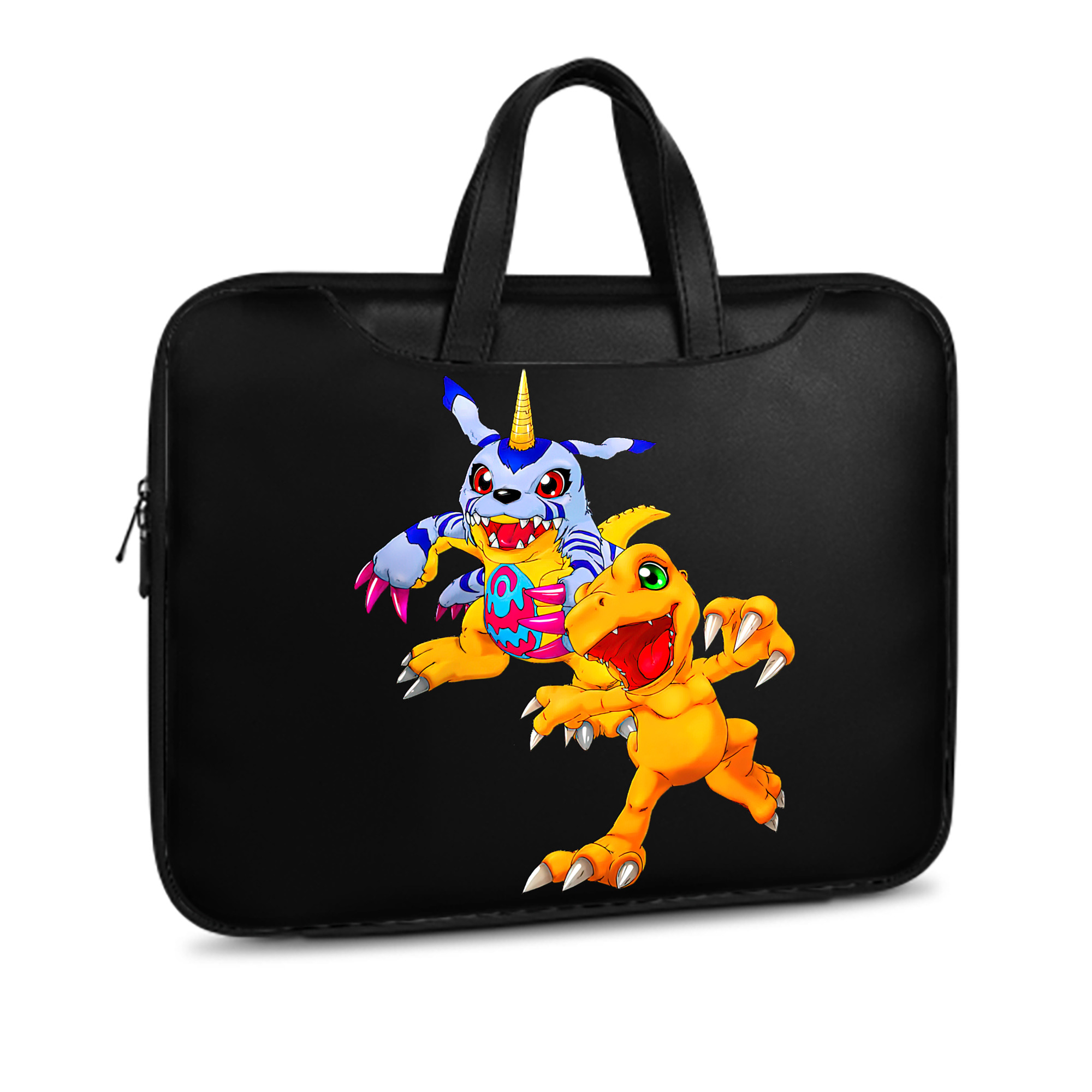 （画像用） Digimon デジタルモンスター/デジモン レザーラップトップバッグ　ノートパソコンケース