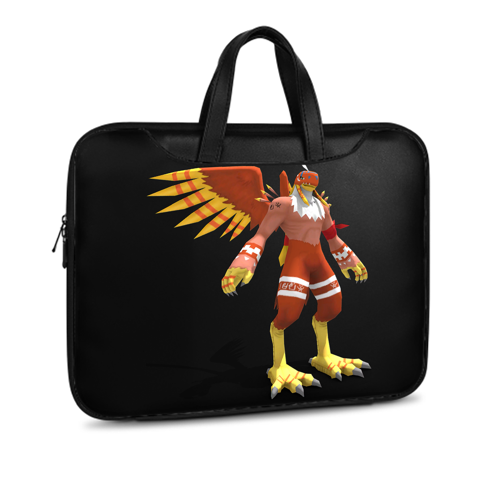 （画像用） Digimon デジタルモンスター/デジモン レザーラップトップバッグ　ノートパソコンケース