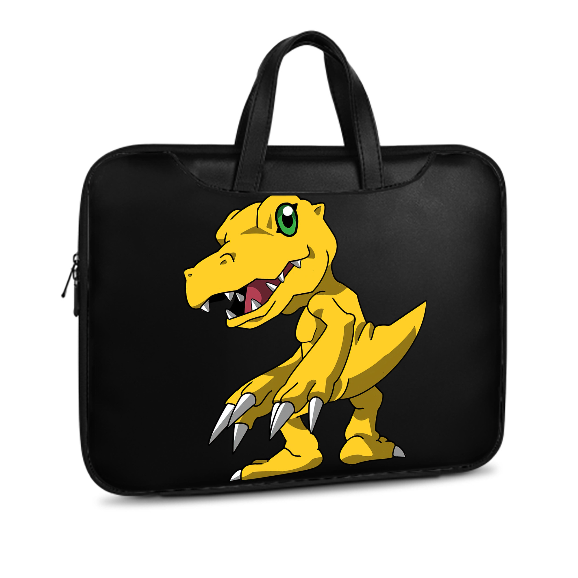 （画像用） Digimon デジタルモンスター/デジモン レザーラップトップバッグ　ノートパソコンケース