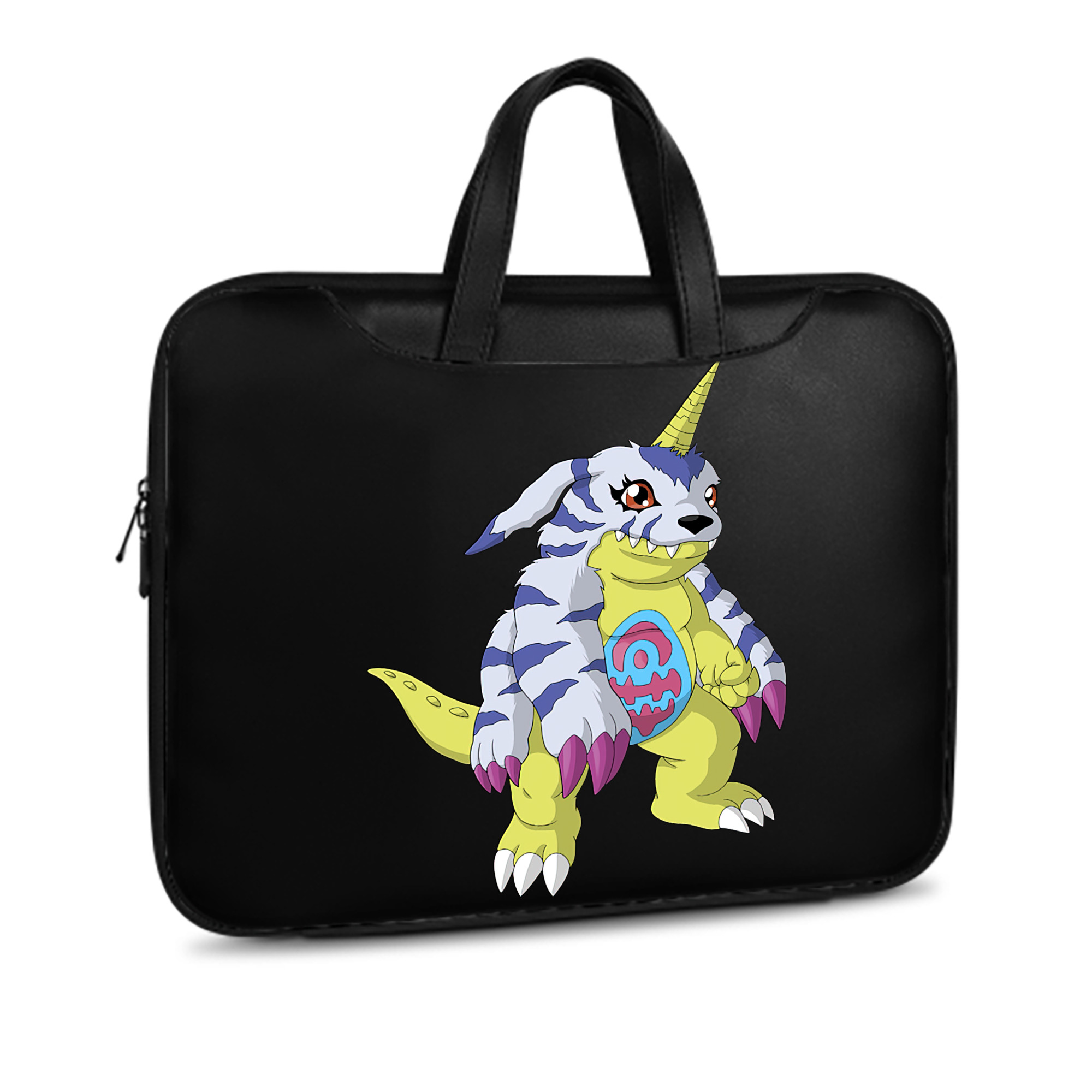 （画像用） Digimon デジタルモンスター/デジモン レザーラップトップバッグ　ノートパソコンケース