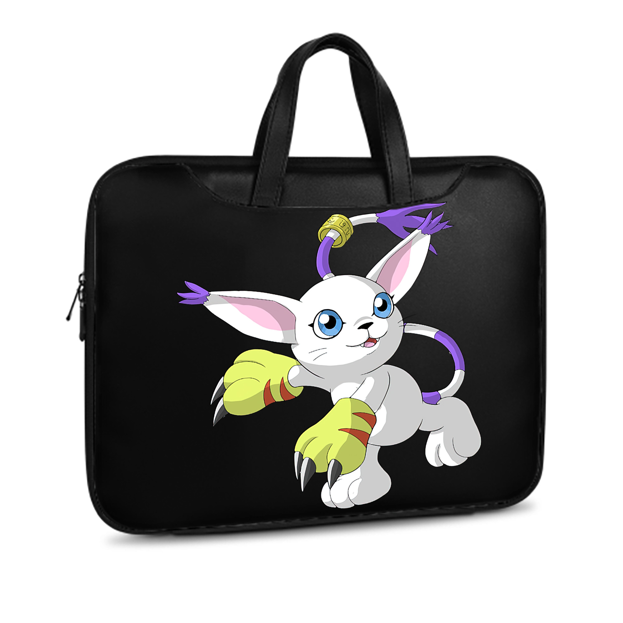 （画像用） Digimon デジタルモンスター/デジモン レザーラップトップバッグ　ノートパソコンケース