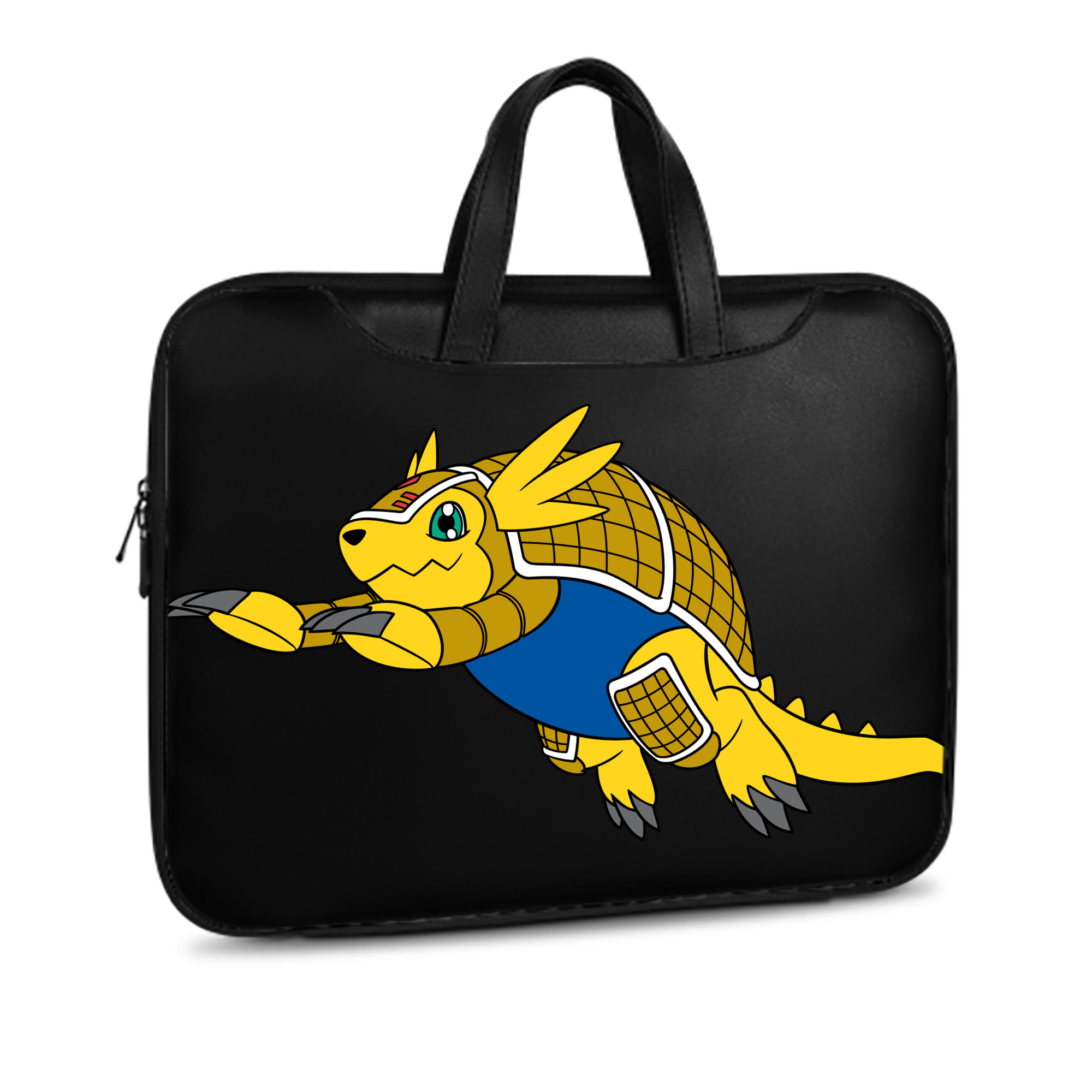 （画像用） Digimon デジタルモンスター/デジモン レザーラップトップバッグ　ノートパソコンケース