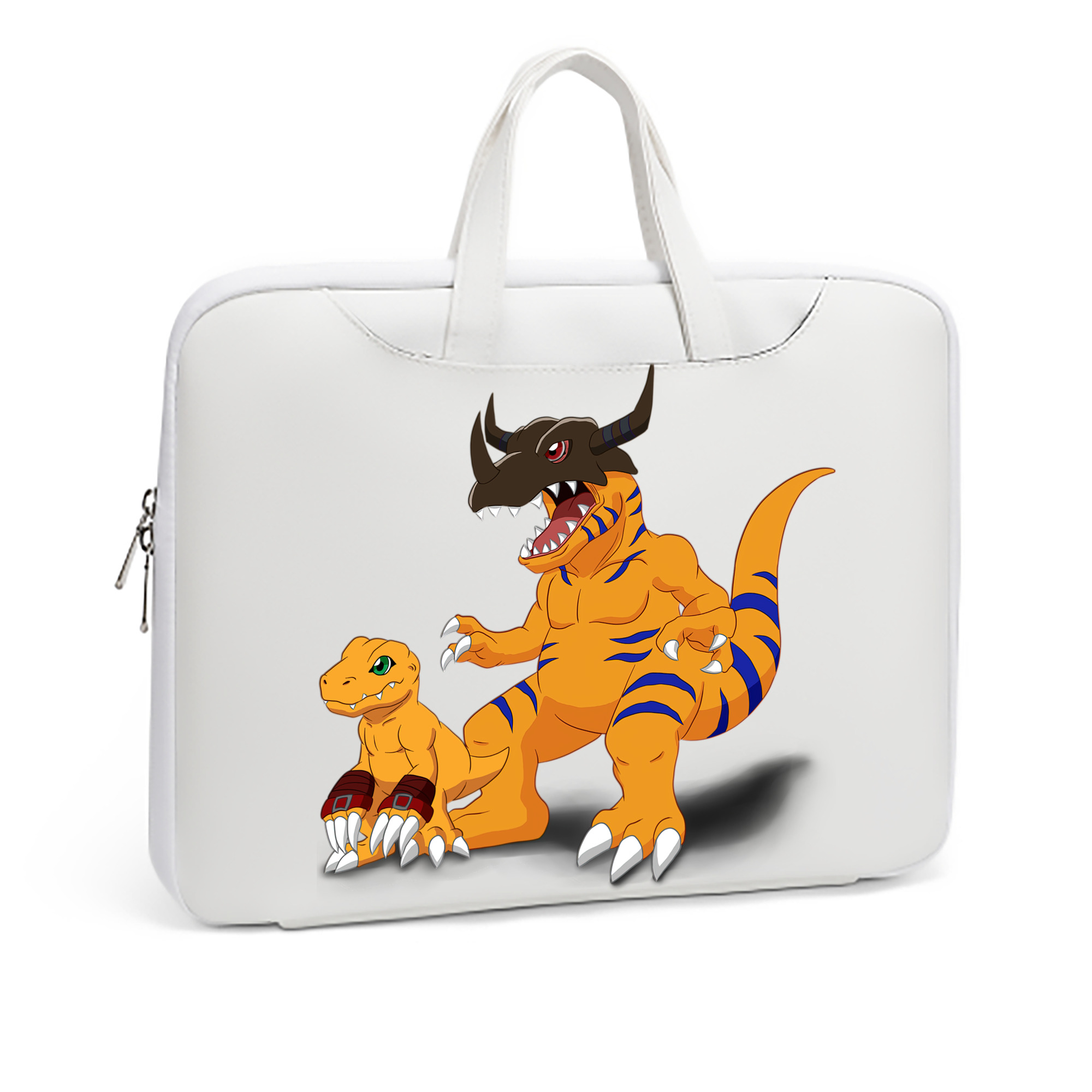 （画像用） Digimon デジタルモンスター/デジモン レザーラップトップバッグ　ノートパソコンケース