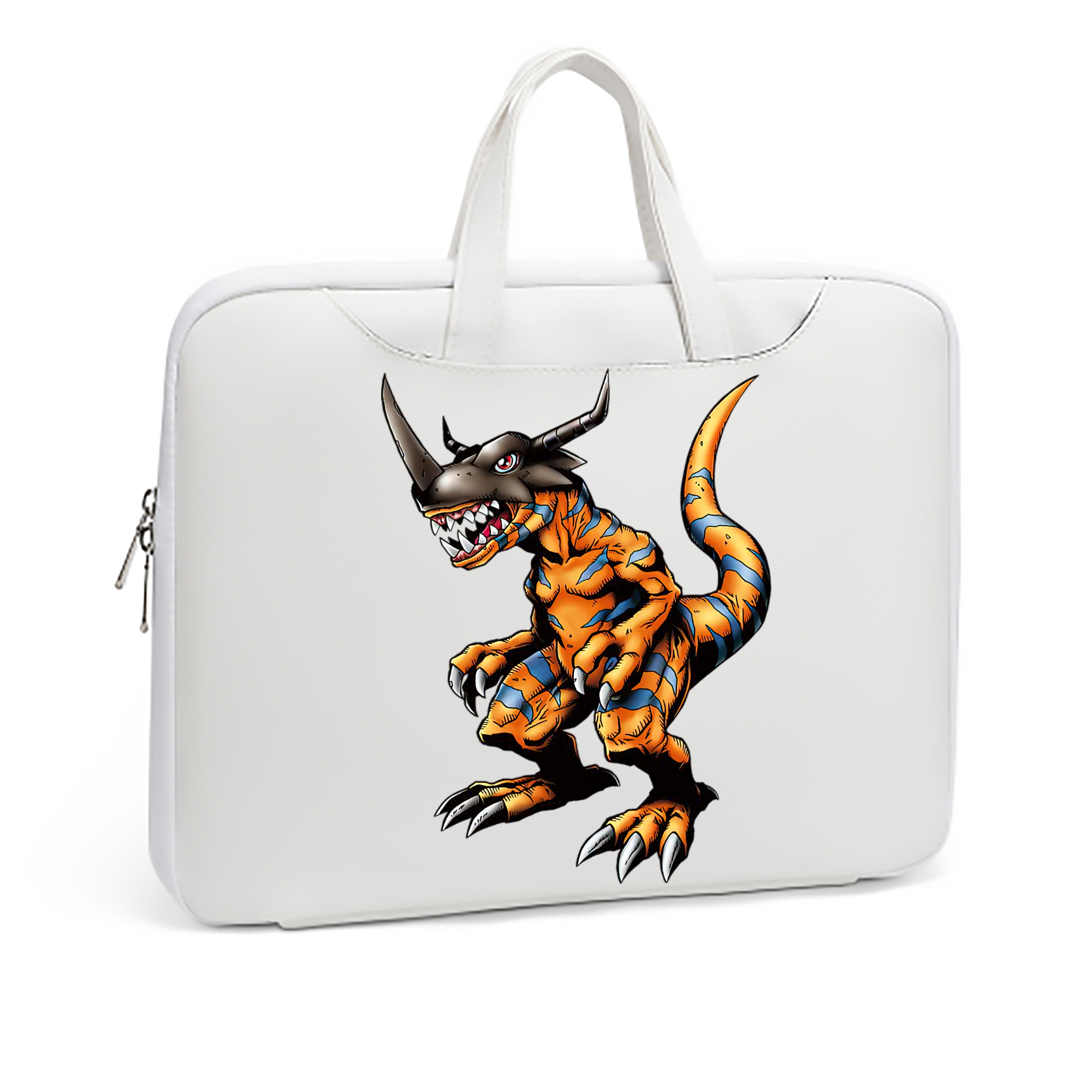 （画像用） Digimon デジタルモンスター/デジモン レザーラップトップバッグ　ノートパソコンケース