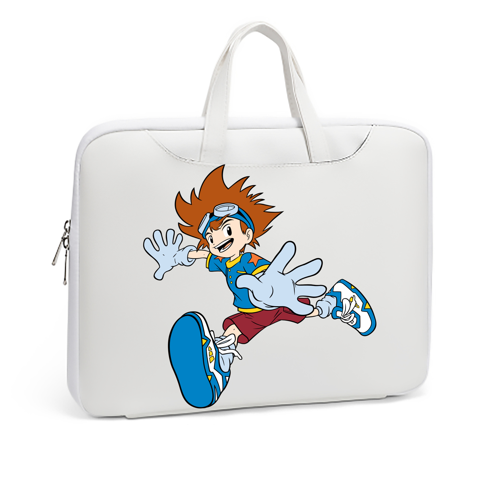 （画像用） Digimon デジタルモンスター/デジモン レザーラップトップバッグ　ノートパソコンケース