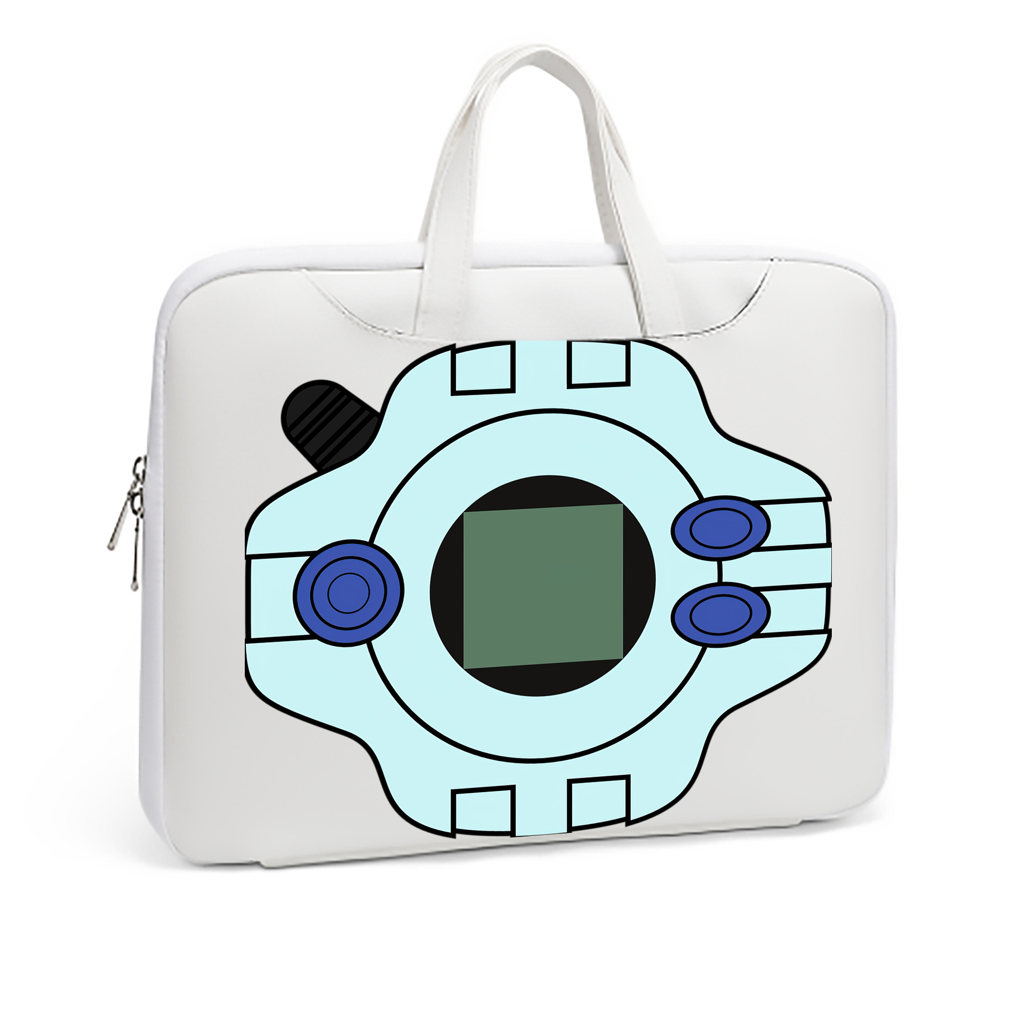 （画像用） Digimon デジタルモンスター/デジモン レザーラップトップバッグ　ノートパソコンケース