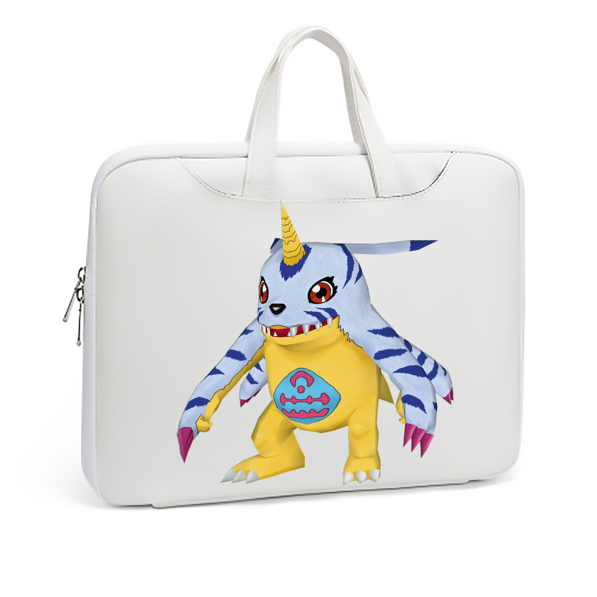 （画像用） Digimon デジタルモンスター/デジモン レザーラップトップバッグ　ノートパソコンケース