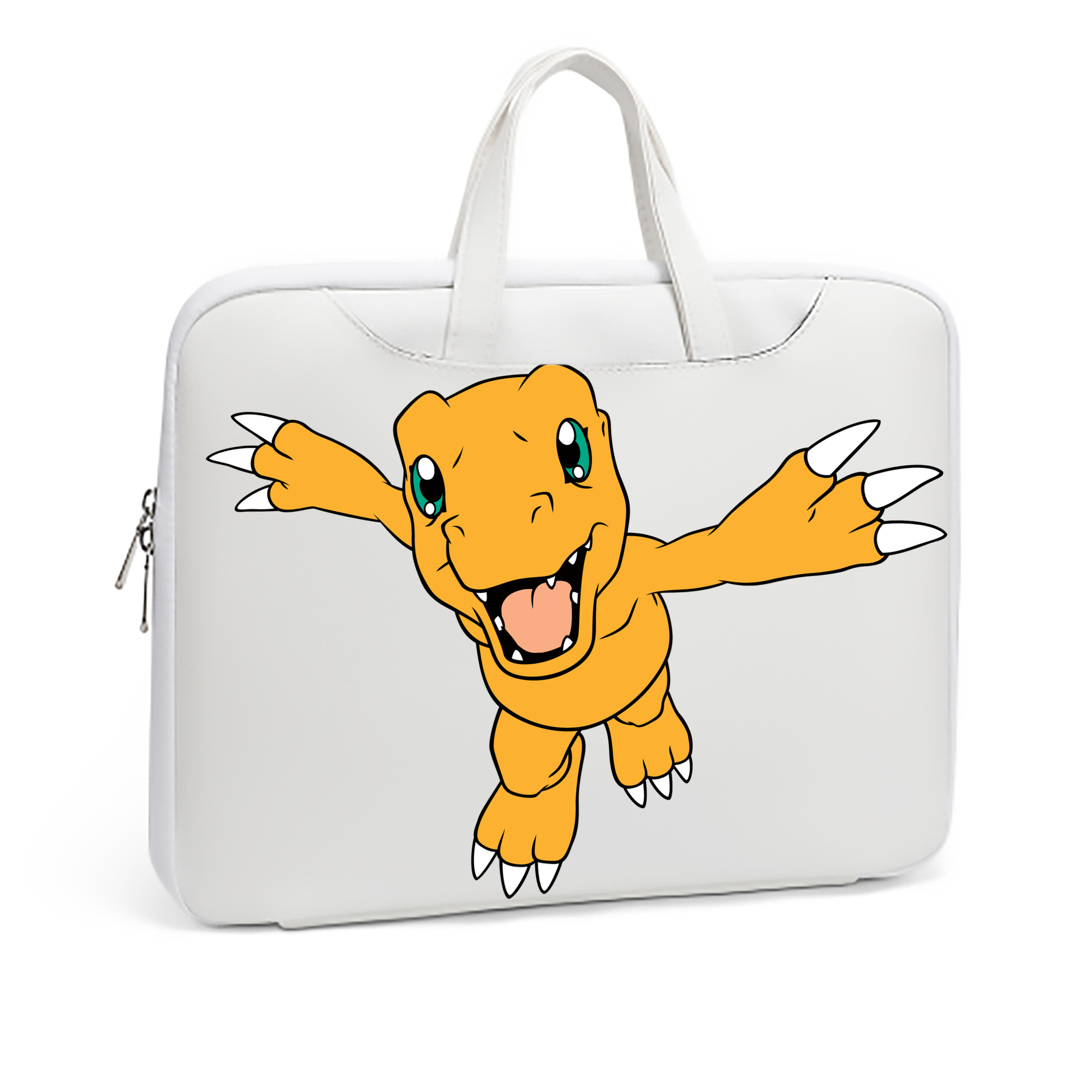 （画像用） Digimon デジタルモンスター/デジモン レザーラップトップバッグ　ノートパソコンケース
