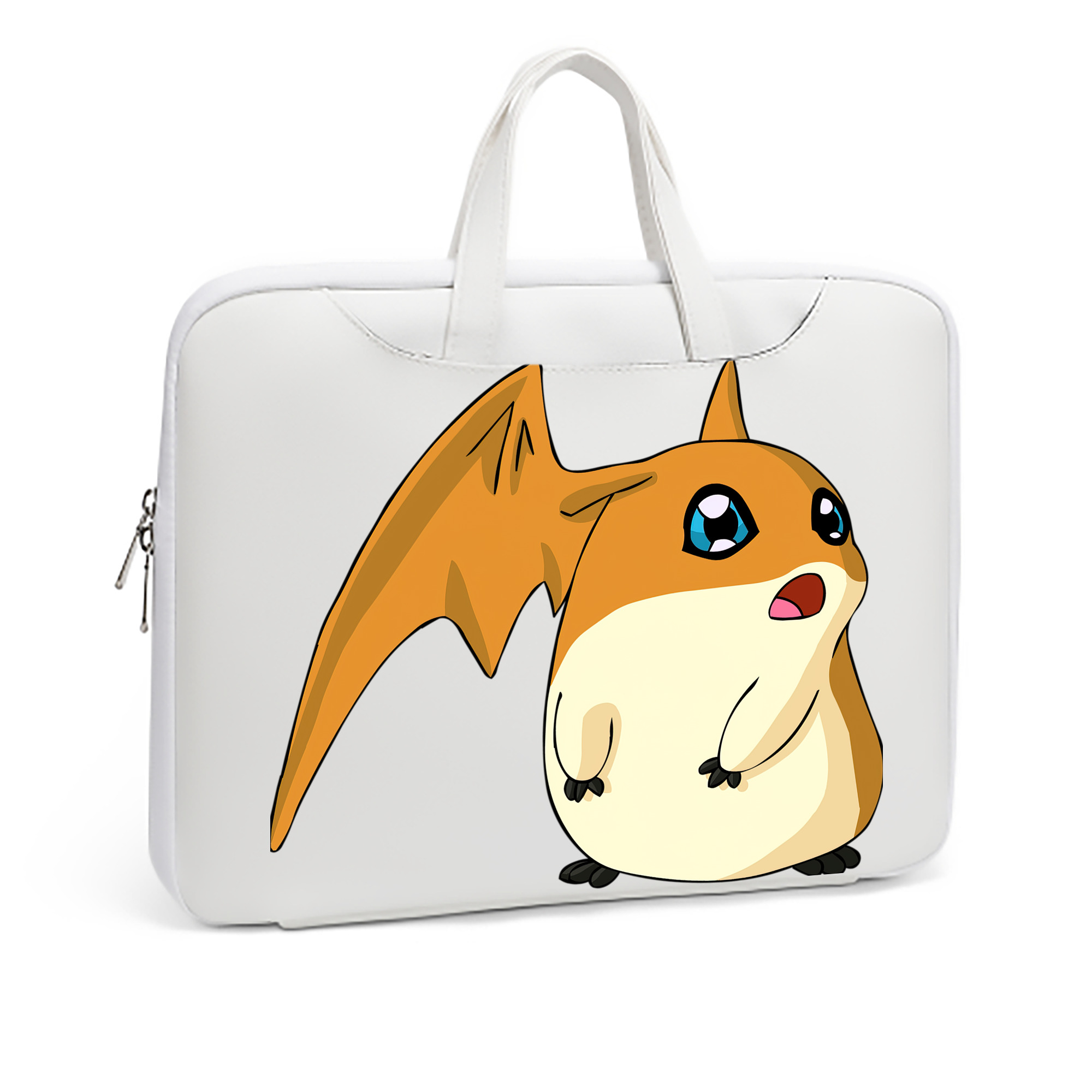 （画像用） Digimon デジタルモンスター/デジモン レザーラップトップバッグ　ノートパソコンケース