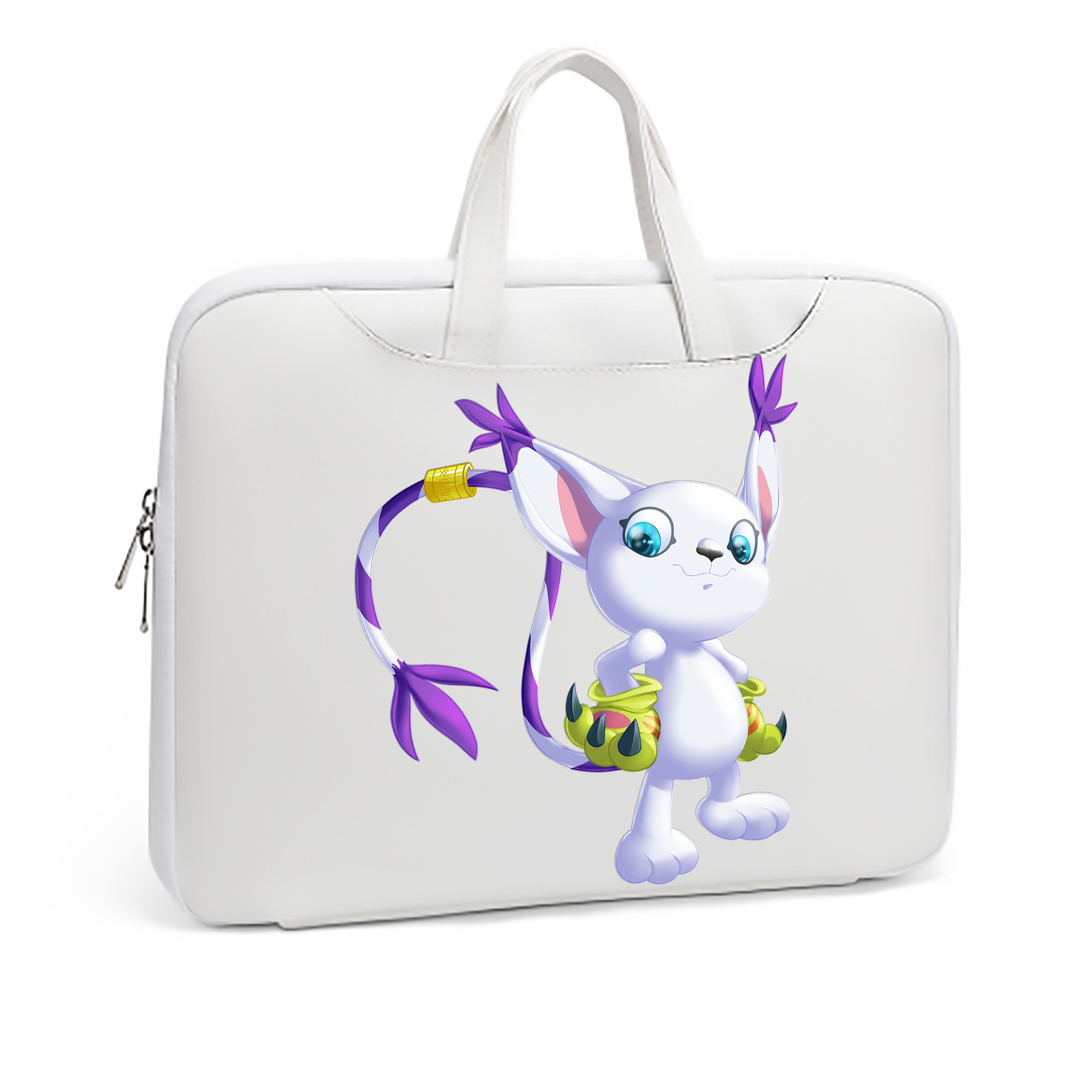 （画像用） Digimon デジタルモンスター/デジモン レザーラップトップバッグ　ノートパソコンケース