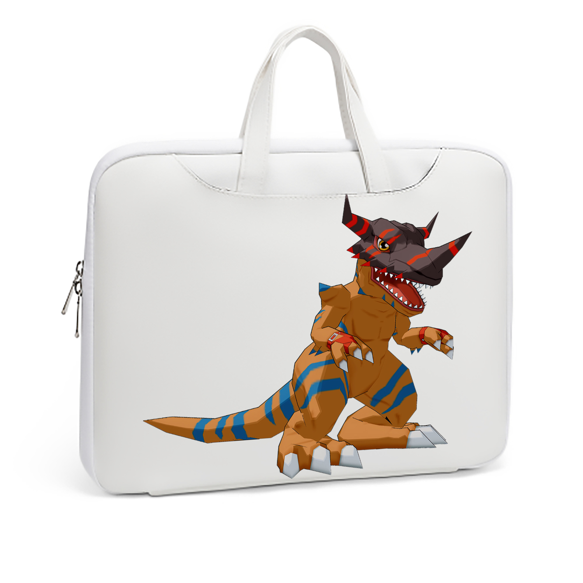 （画像用） Digimon デジタルモンスター/デジモン レザーラップトップバッグ　ノートパソコンケース