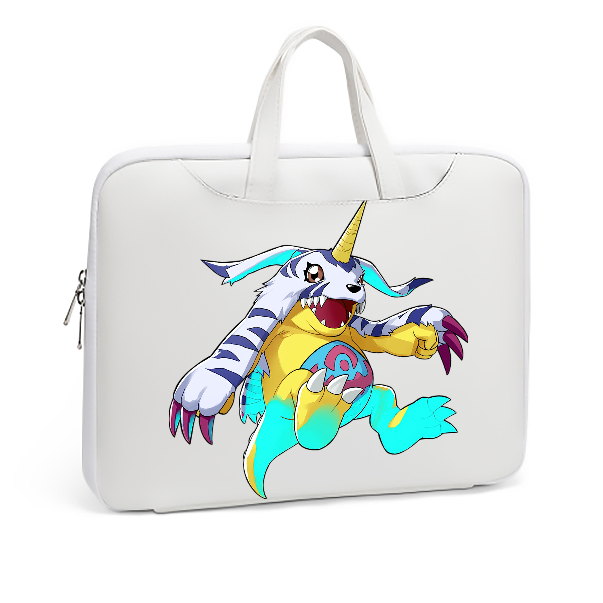 （画像用） Digimon デジタルモンスター/デジモン レザーラップトップバッグ　ノートパソコンケース