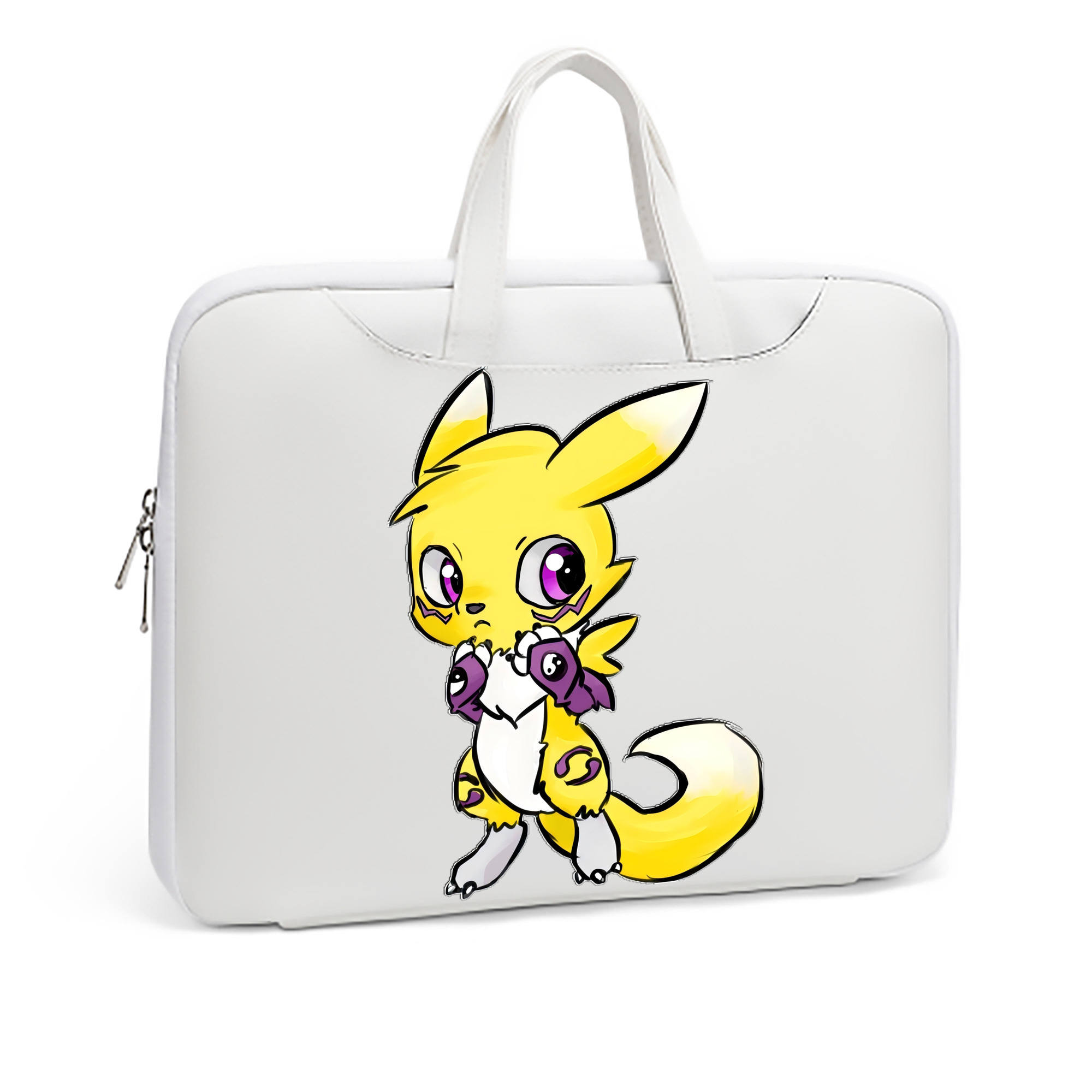 （画像用） Digimon デジタルモンスター/デジモン レザーラップトップバッグ　ノートパソコンケース