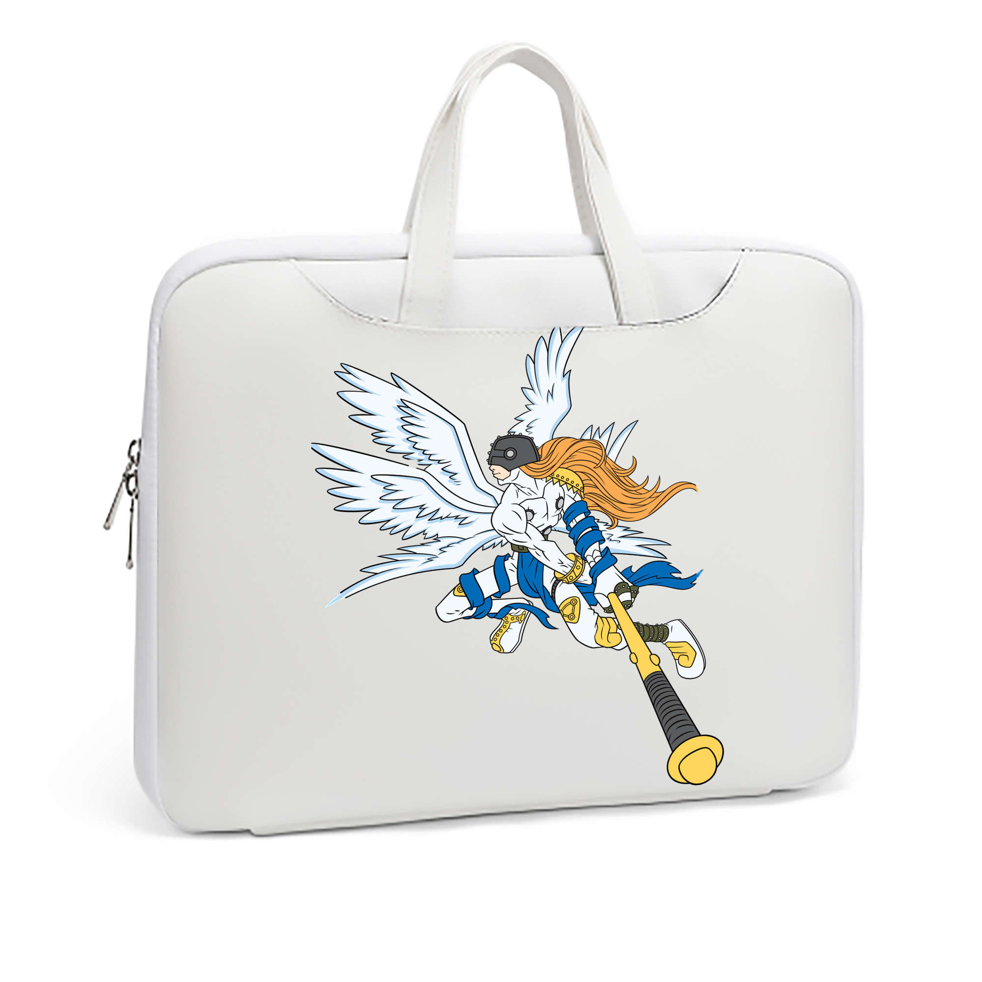 （画像用） Digimon デジタルモンスター/デジモン レザーラップトップバッグ　ノートパソコンケース