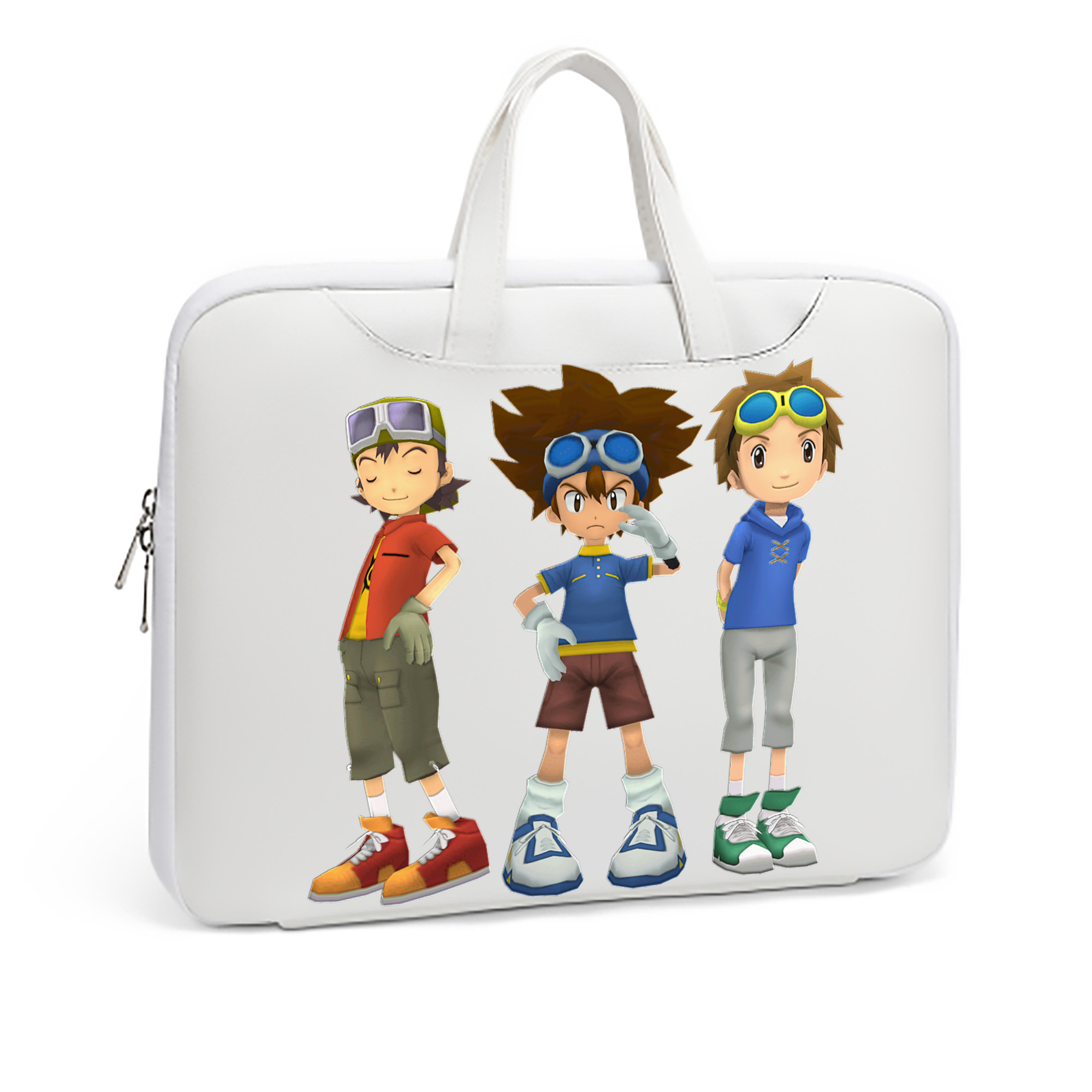 （画像用） Digimon デジタルモンスター/デジモン レザーラップトップバッグ　ノートパソコンケース