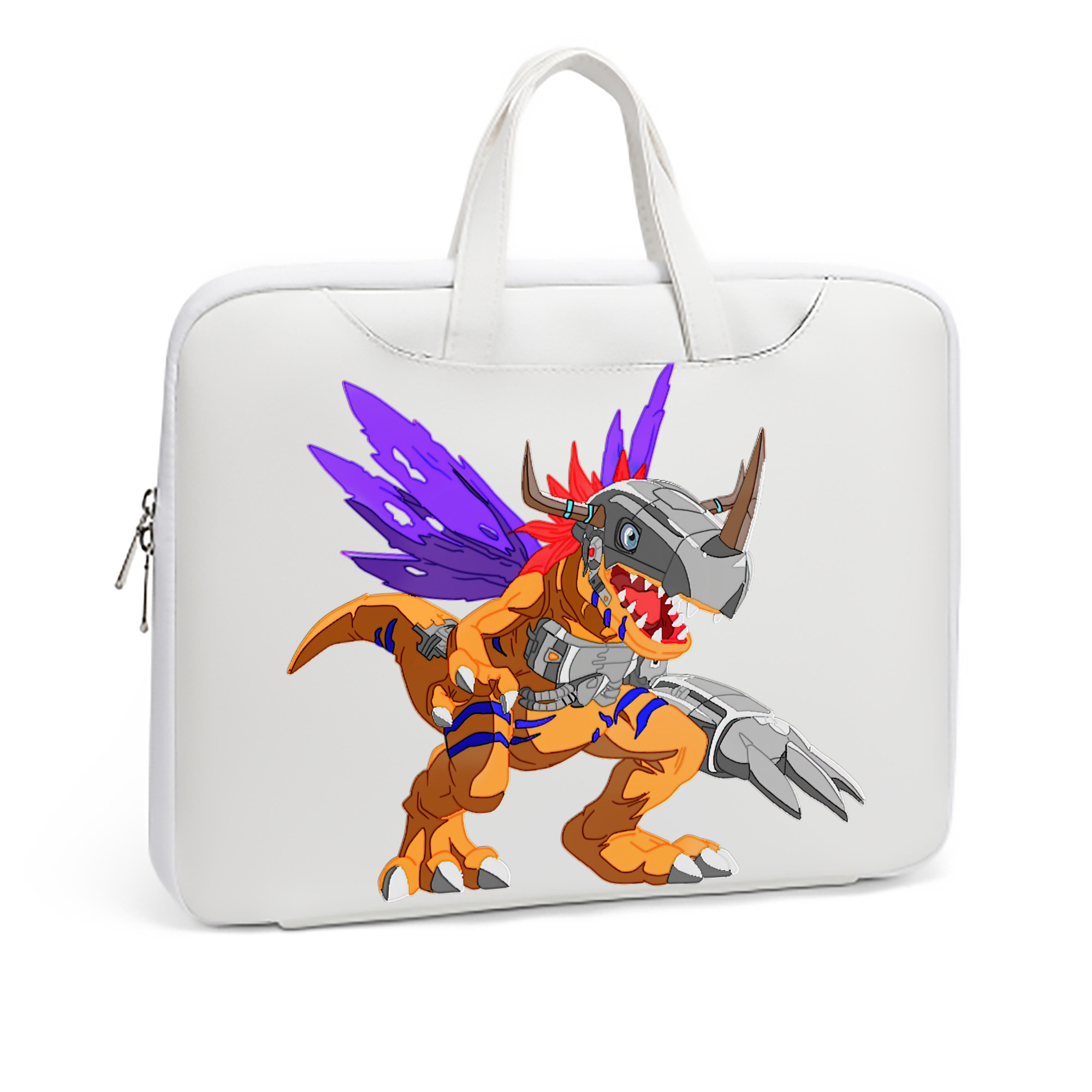 （画像用） Digimon デジタルモンスター/デジモン レザーラップトップバッグ　ノートパソコンケース