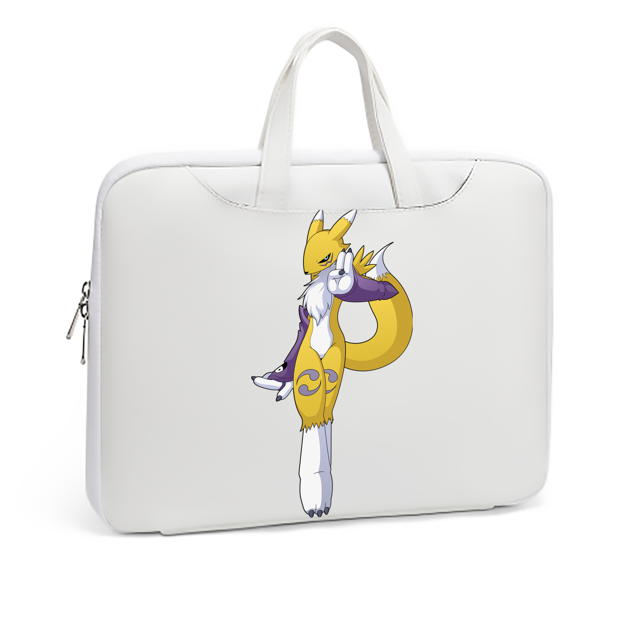 （画像用） Digimon デジタルモンスター/デジモン レザーラップトップバッグ　ノートパソコンケース