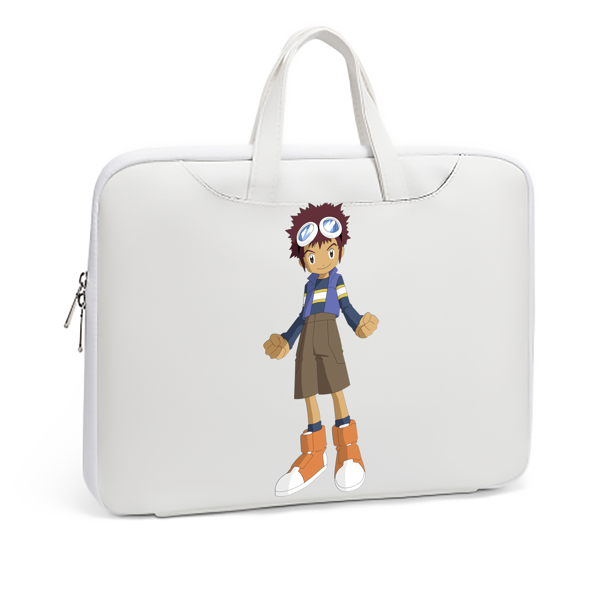 （画像用） Digimon デジタルモンスター/デジモン レザーラップトップバッグ　ノートパソコンケース