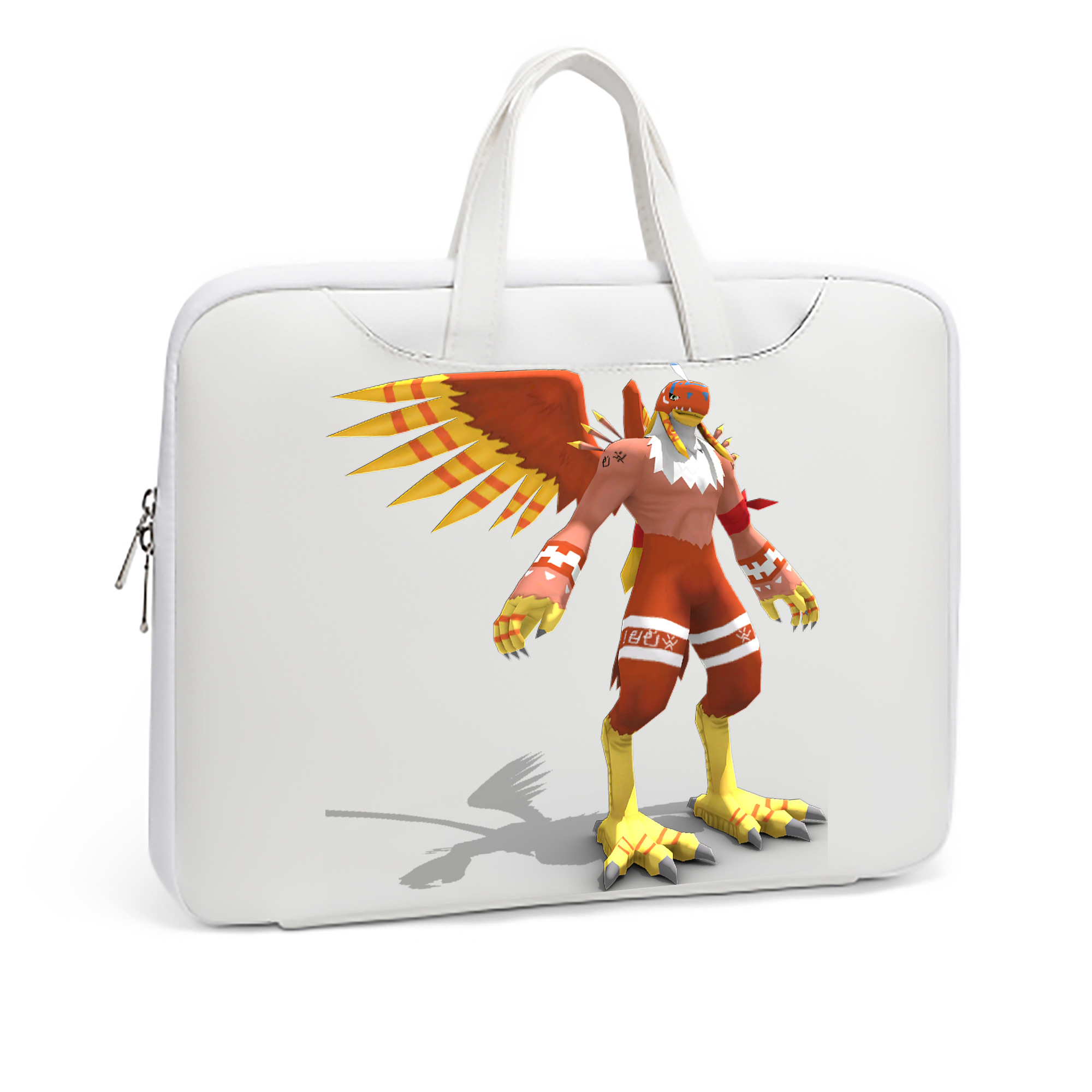 （画像用） Digimon デジタルモンスター/デジモン レザーラップトップバッグ　ノートパソコンケース