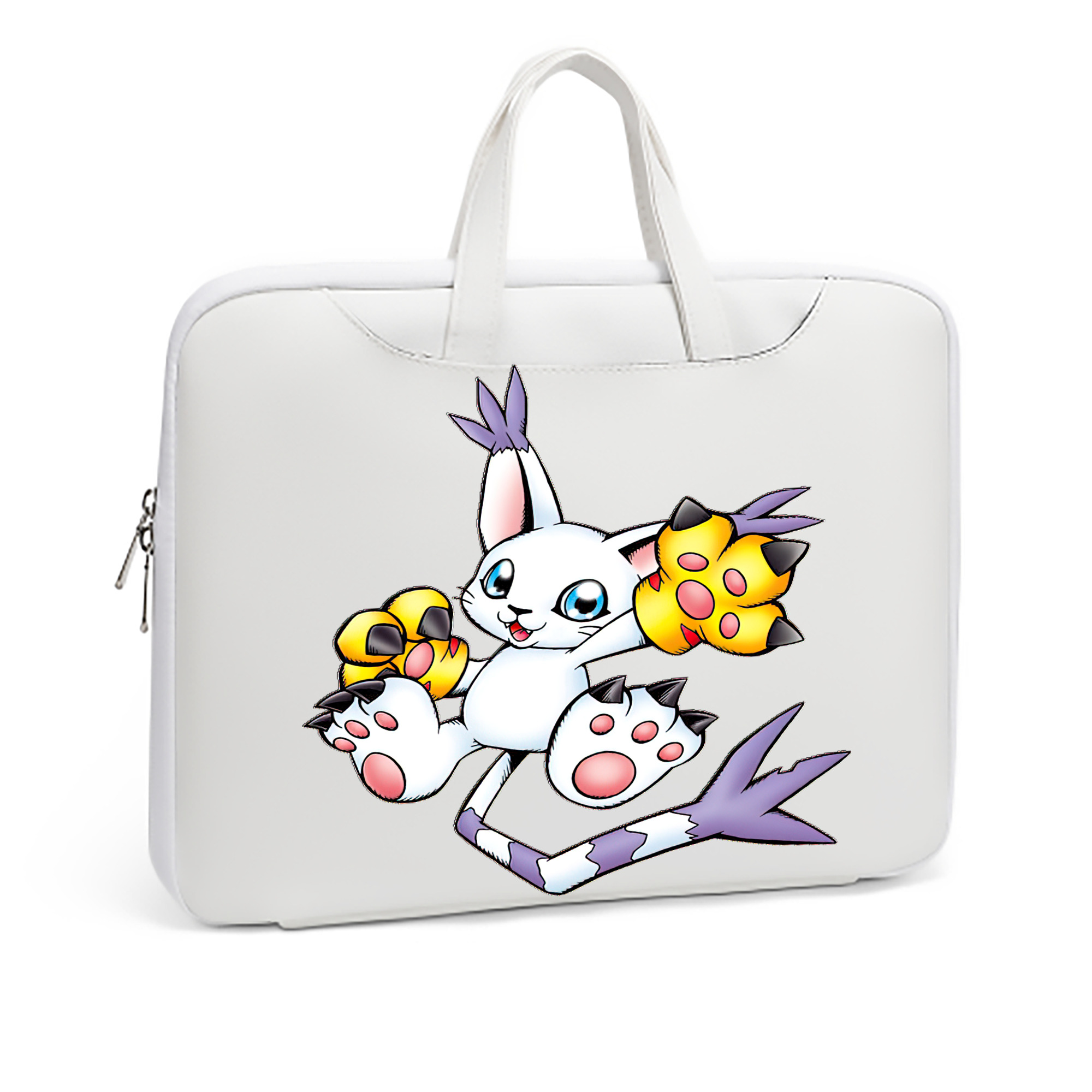 （画像用） Digimon デジタルモンスター/デジモン レザーラップトップバッグ　ノートパソコンケース