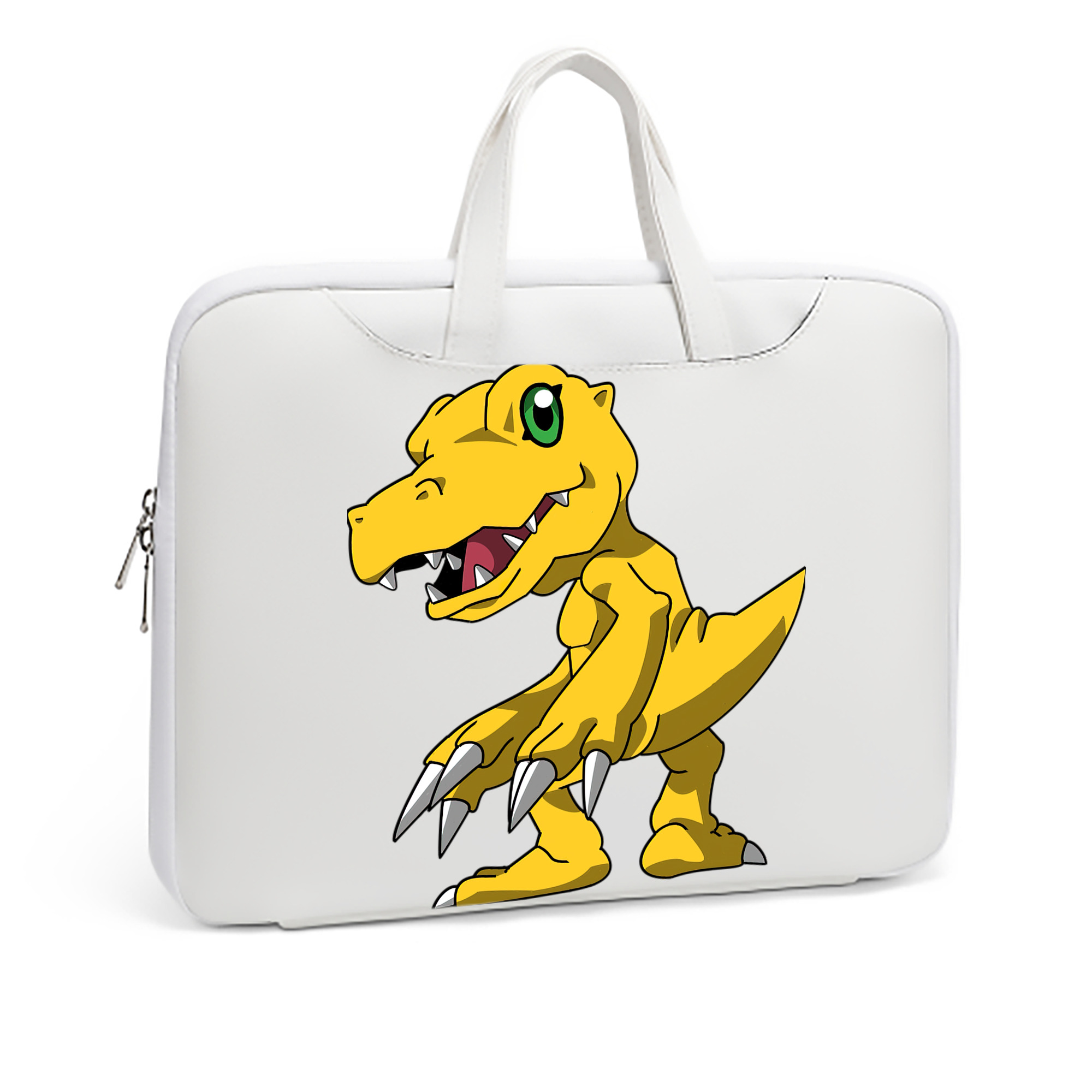 （画像用） Digimon デジタルモンスター/デジモン レザーラップトップバッグ　ノートパソコンケース