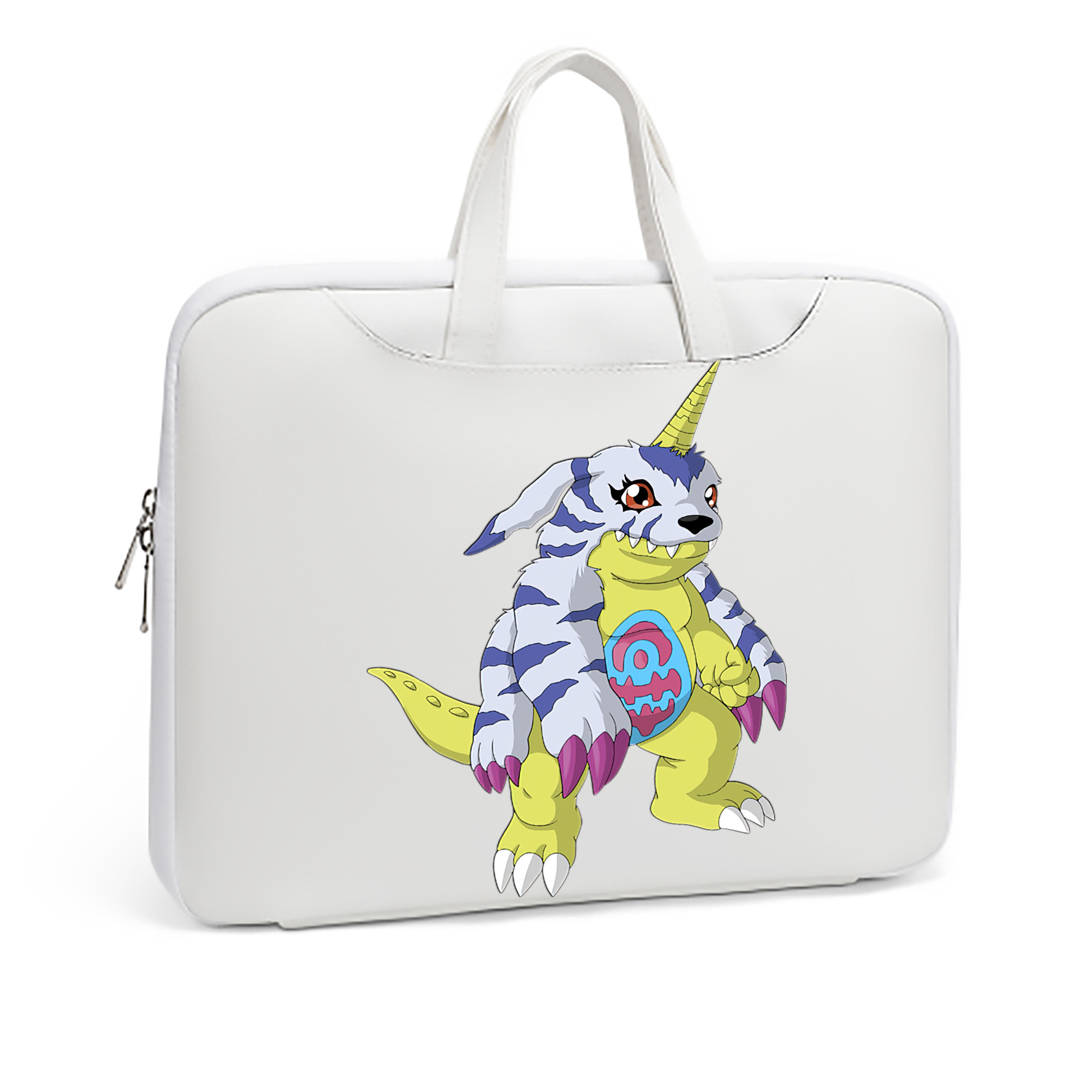 （画像用） Digimon デジタルモンスター/デジモン レザーラップトップバッグ　ノートパソコンケース