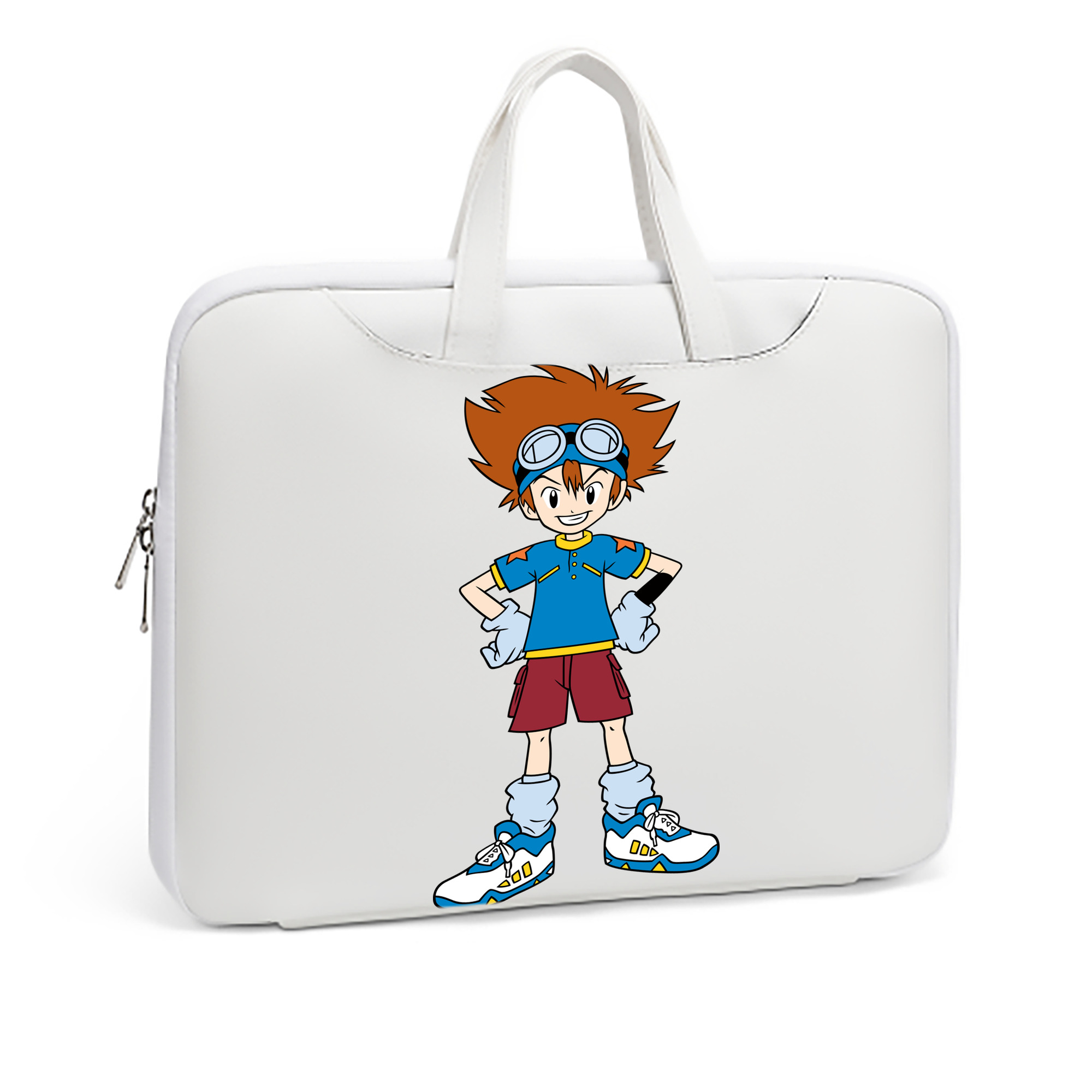 （画像用） Digimon デジタルモンスター/デジモン レザーラップトップバッグ　ノートパソコンケース
