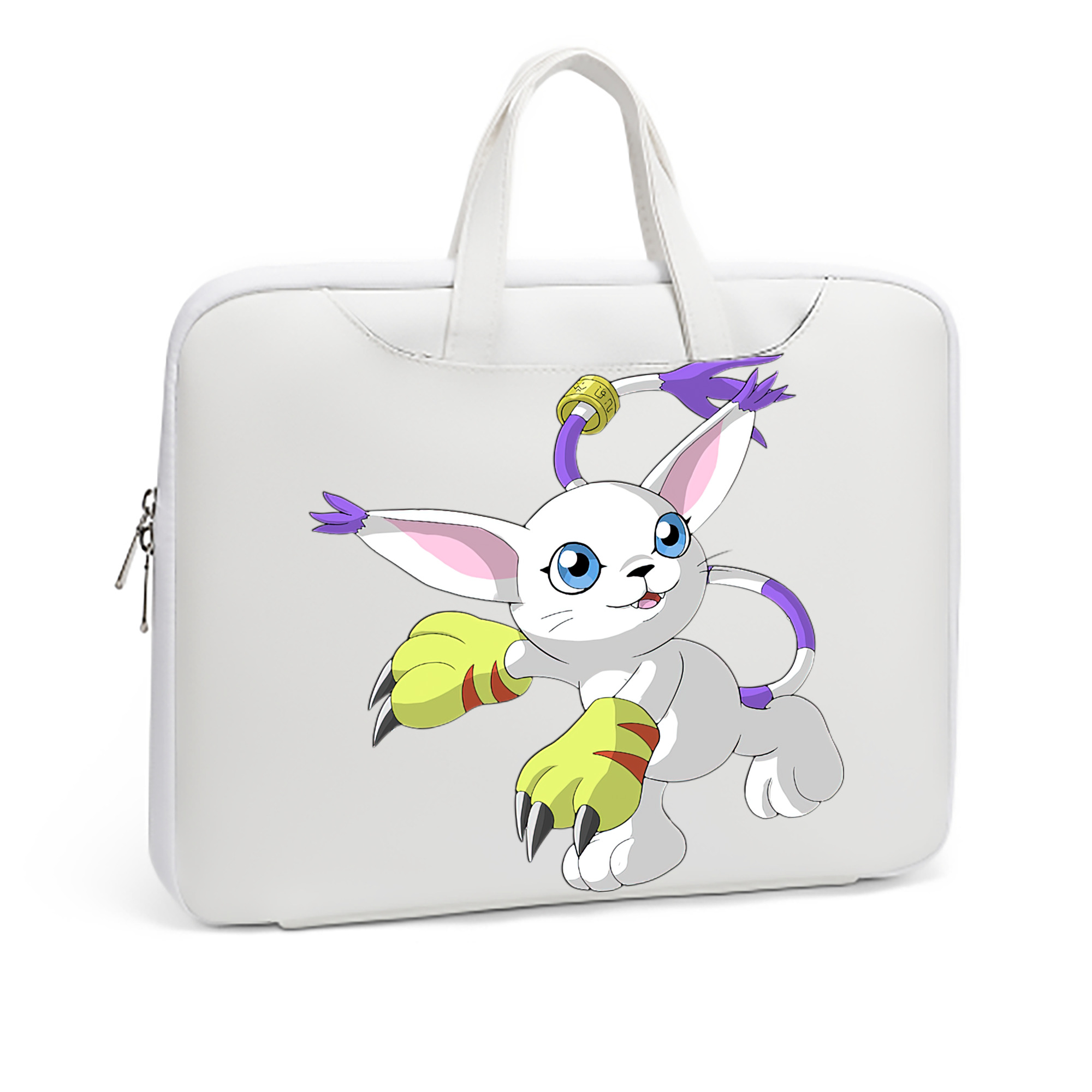 （画像用） Digimon デジタルモンスター/デジモン レザーラップトップバッグ　ノートパソコンケース