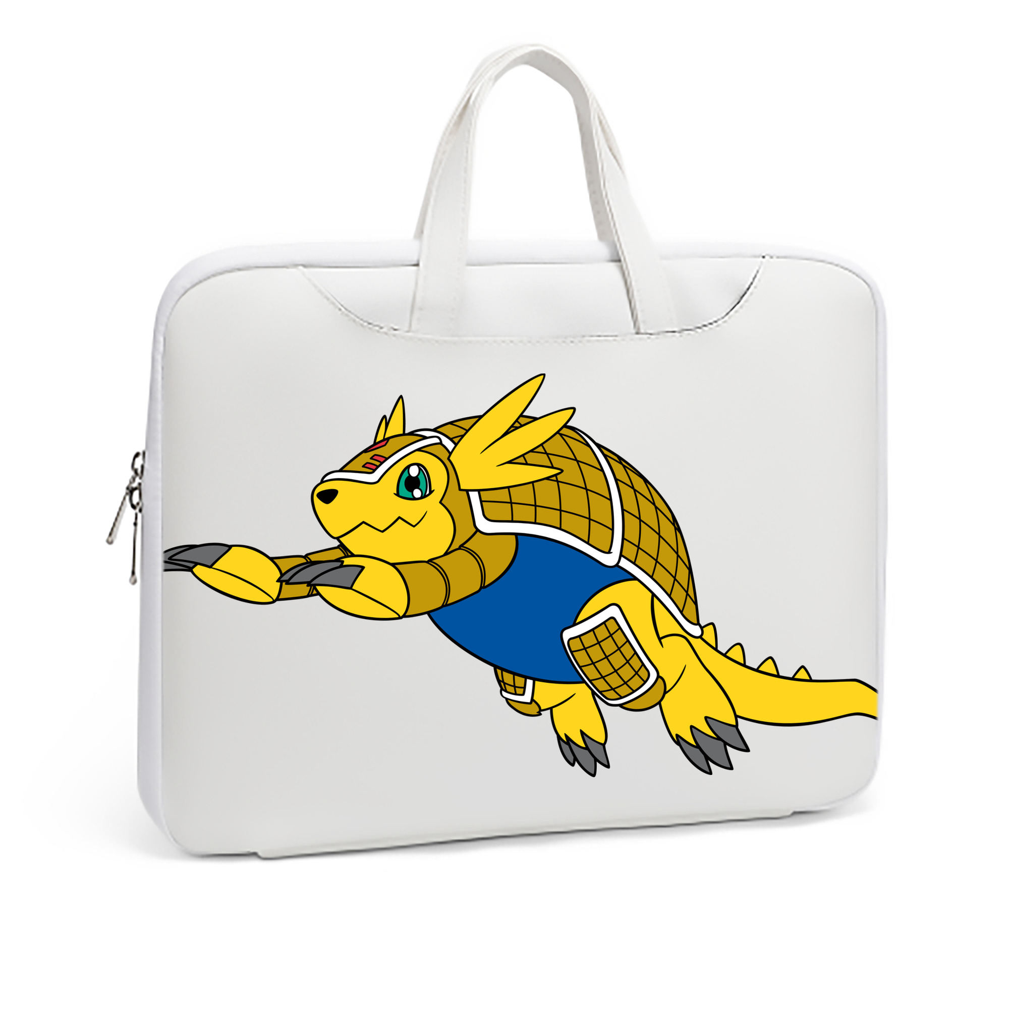 （画像用） Digimon デジタルモンスター/デジモン レザーラップトップバッグ　ノートパソコンケース