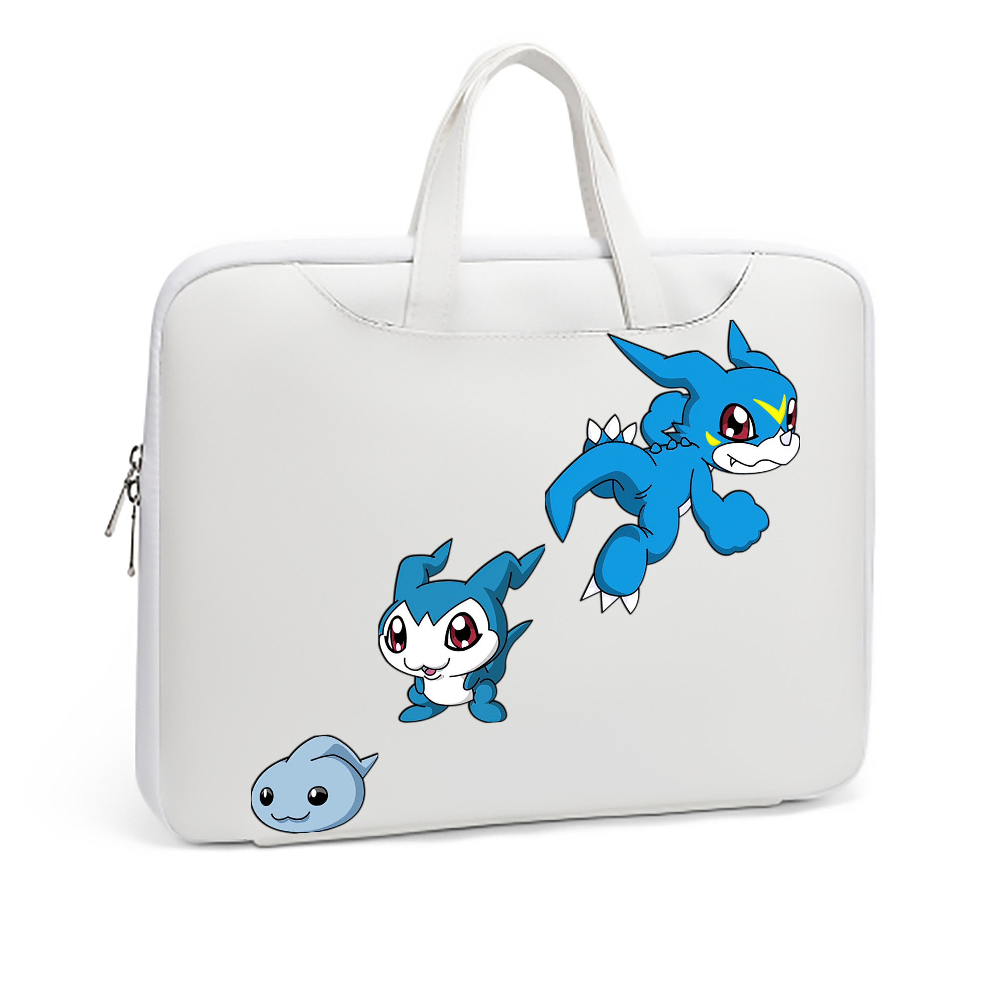 （画像用） Digimon デジタルモンスター/デジモン レザーラップトップバッグ　ノートパソコンケース