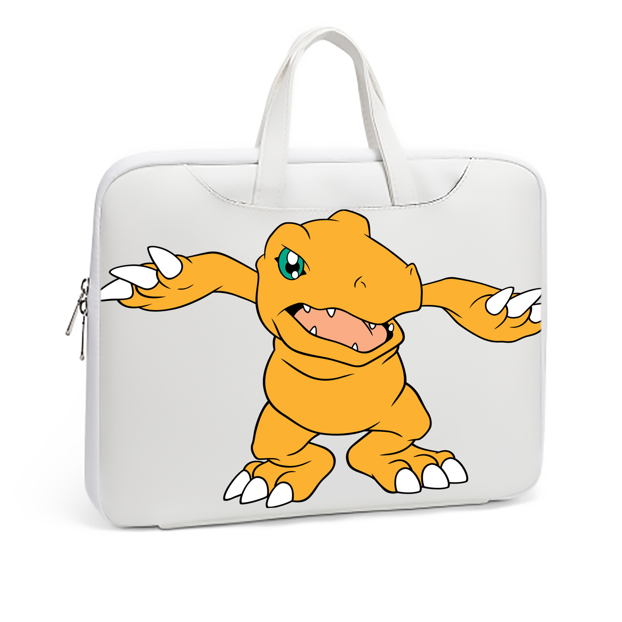 （画像用） Digimon デジタルモンスター/デジモン レザーラップトップバッグ　ノートパソコンケース