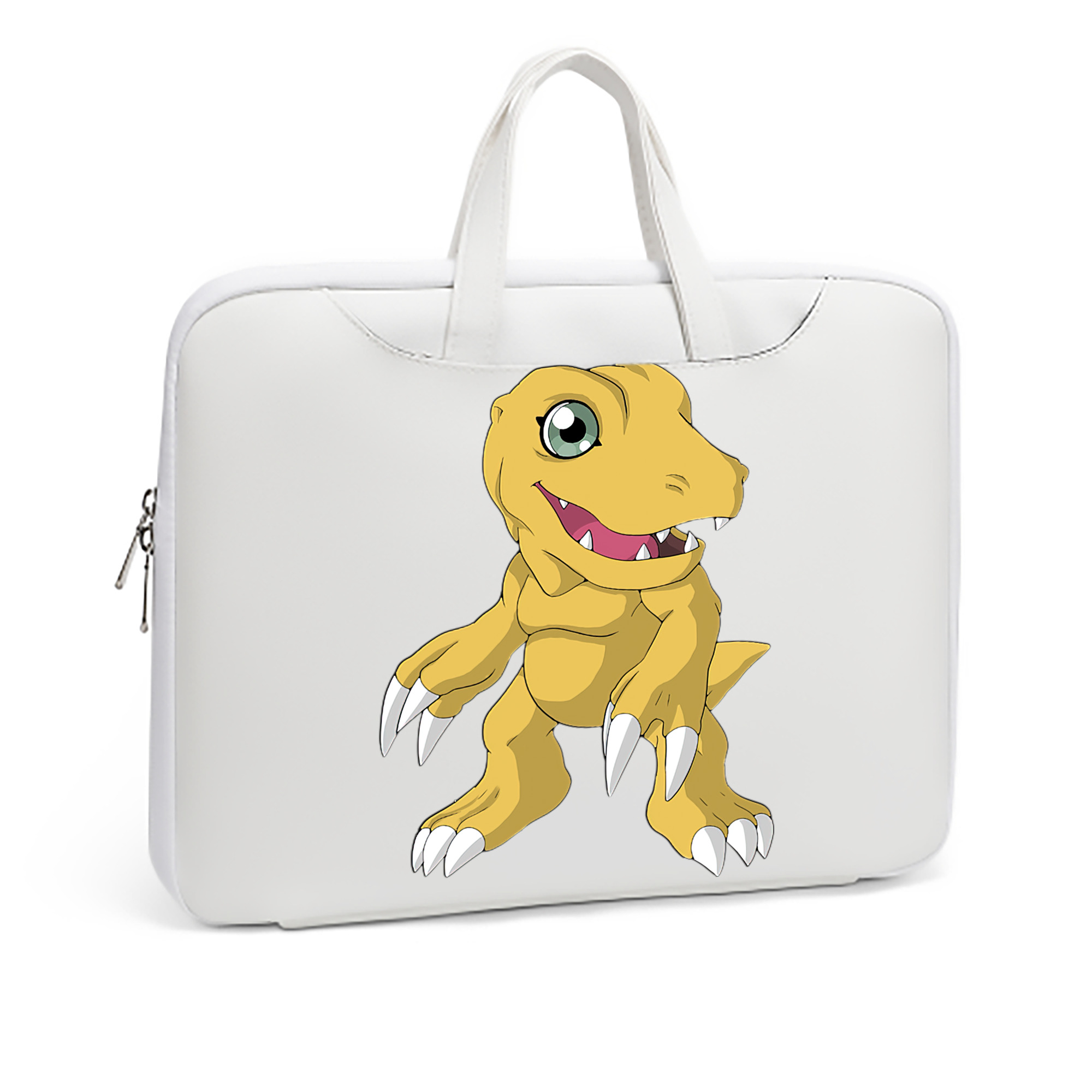 （画像用） Digimon デジタルモンスター/デジモン レザーラップトップバッグ　ノートパソコンケース