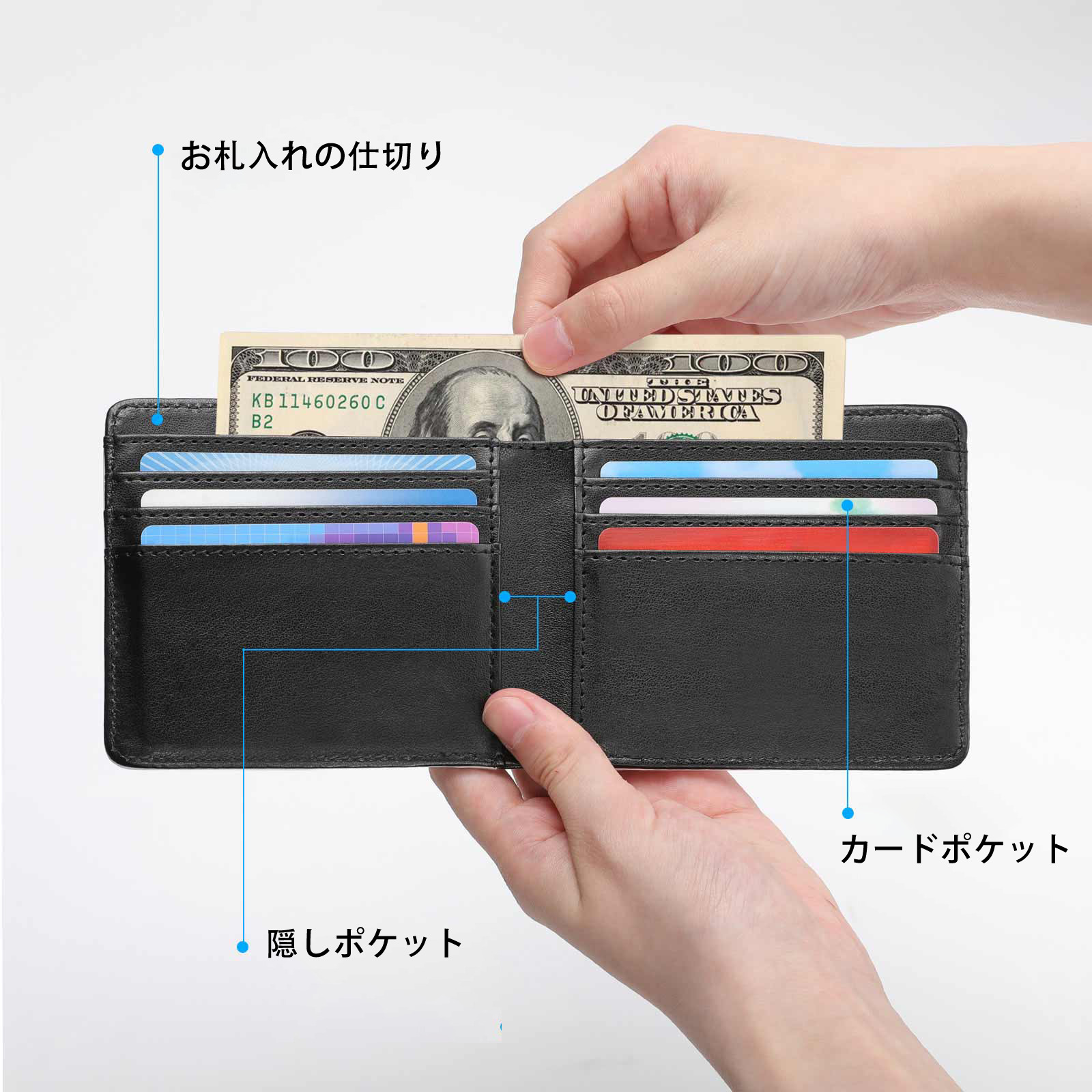 Digimon デジタルモンスター/デジモン 二つ折り革財布