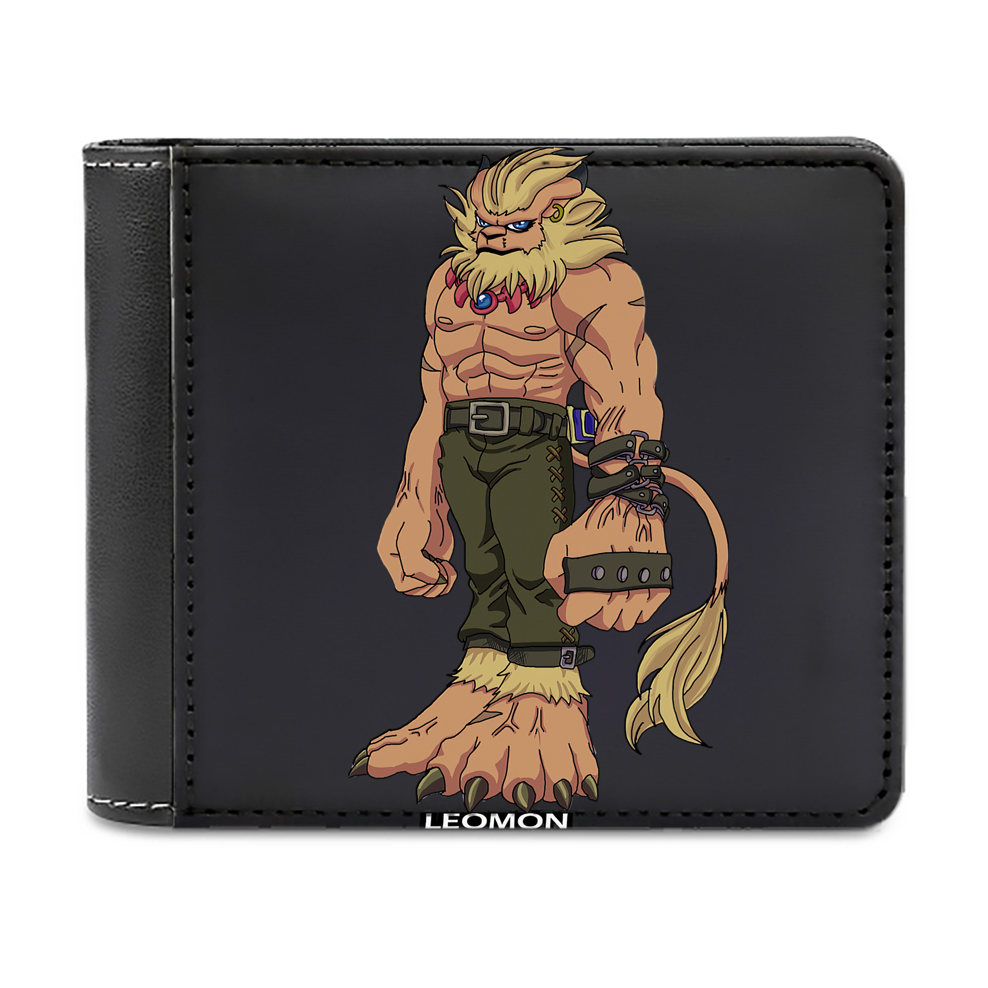 （画像用） Digimon デジタルモンスター/デジモン 二つ折り革財布