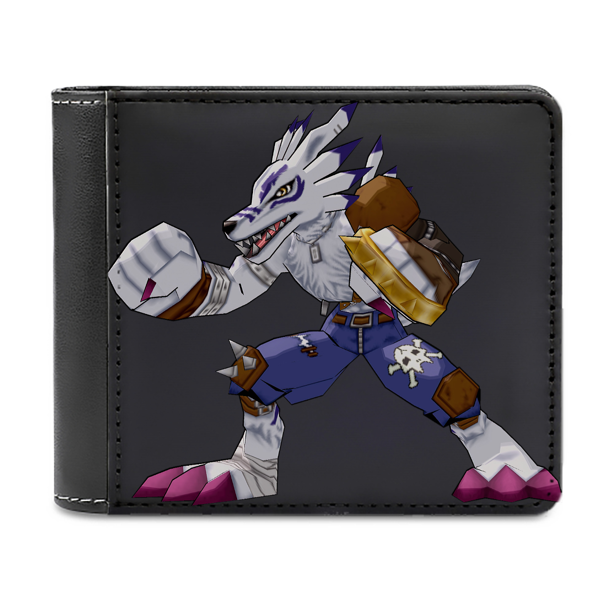 （画像用） Digimon デジタルモンスター/デジモン 二つ折り革財布