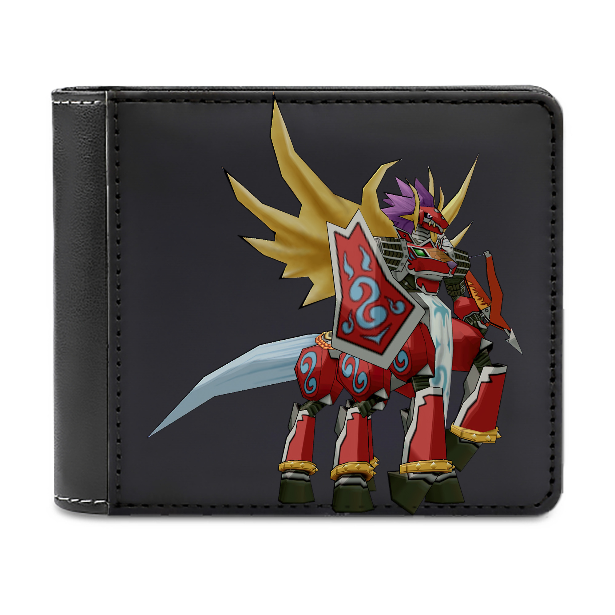 （画像用） Digimon デジタルモンスター/デジモン 二つ折り革財布