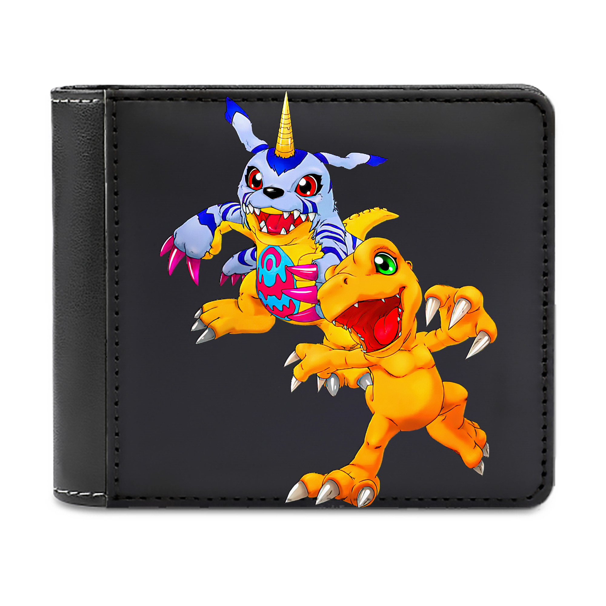 （画像用） Digimon デジタルモンスター/デジモン 二つ折り革財布
