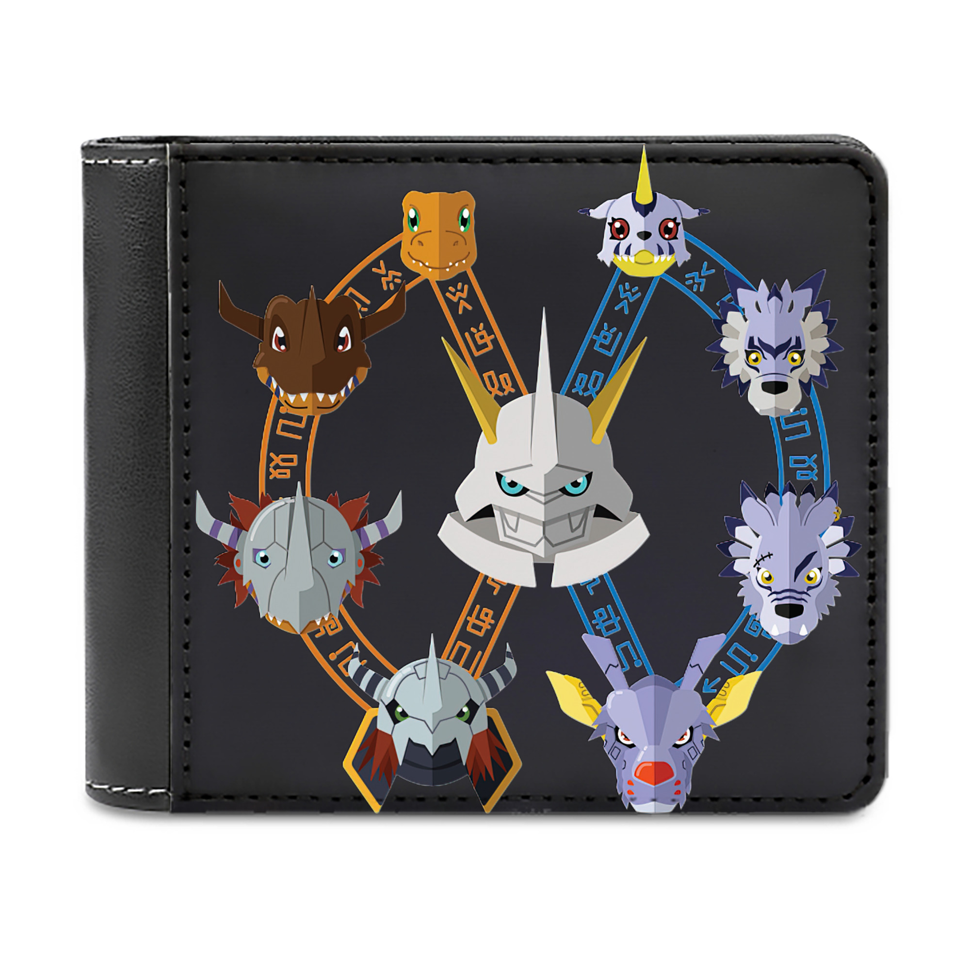 （画像用） Digimon デジタルモンスター/デジモン 二つ折り革財布